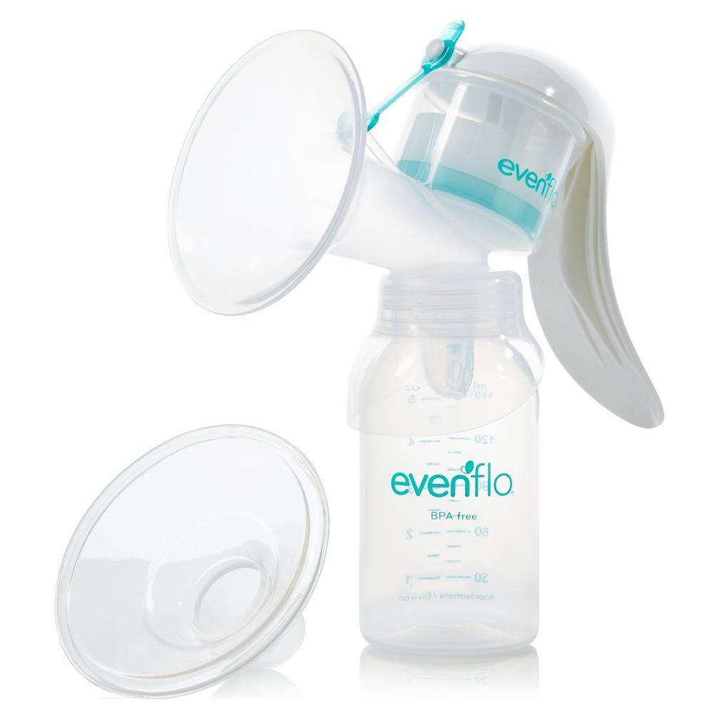 Bomba de Pecho Manual Evenflo 5oz Silicona Portátil