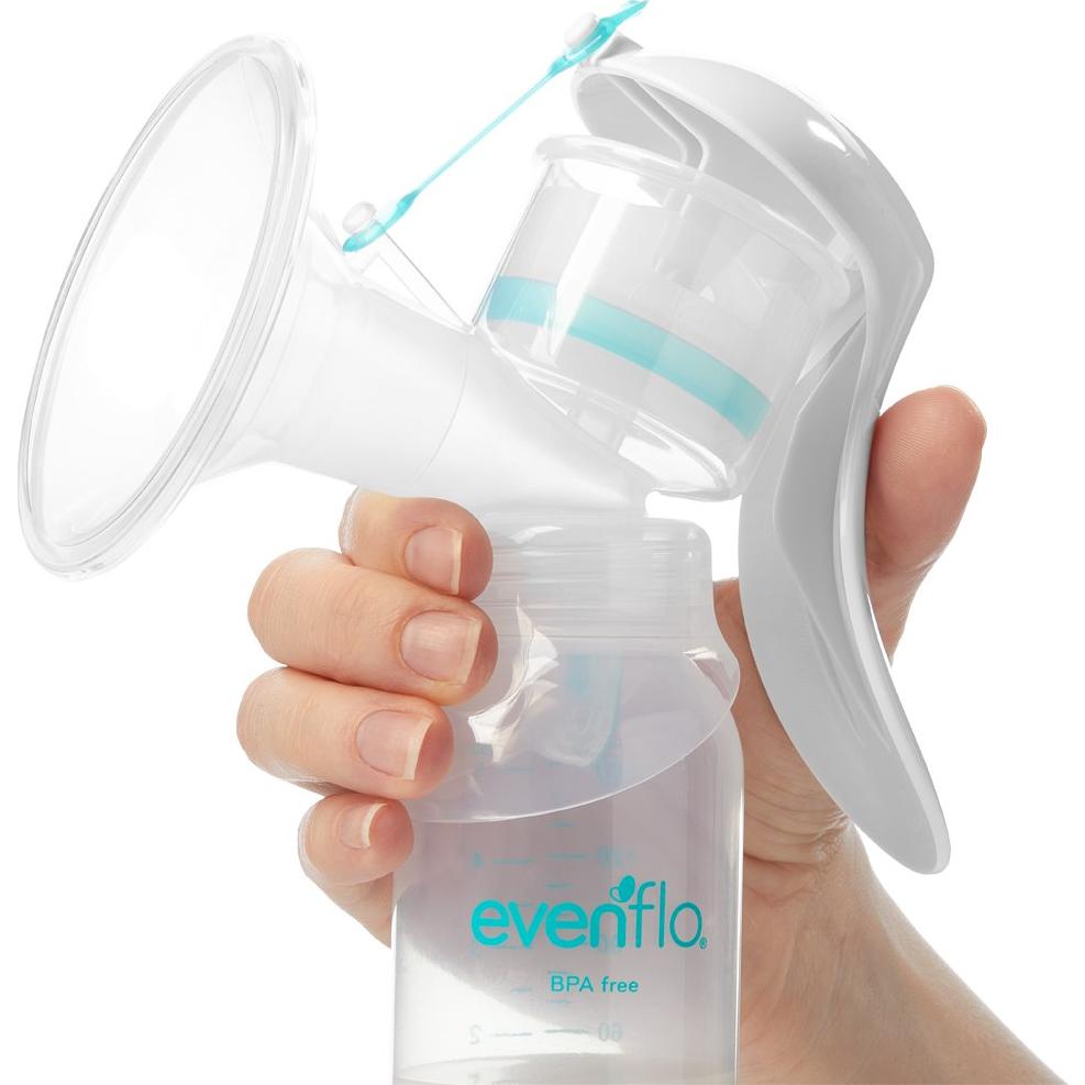 Bomba de Pecho Manual Evenflo 5oz Silicona Portátil