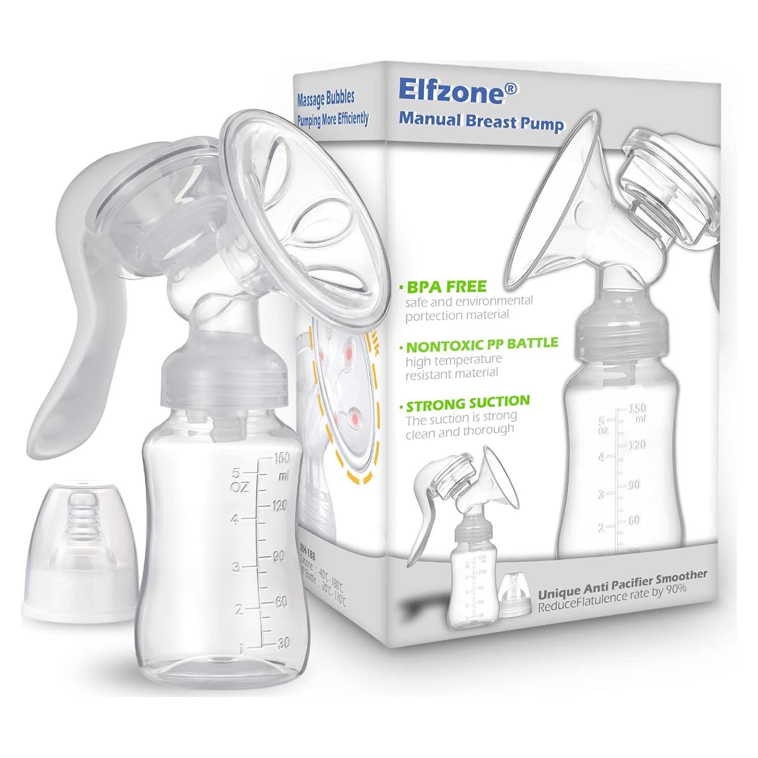 Bomba de Pecho Manual Elfzone - Silicona Ajustable 141g