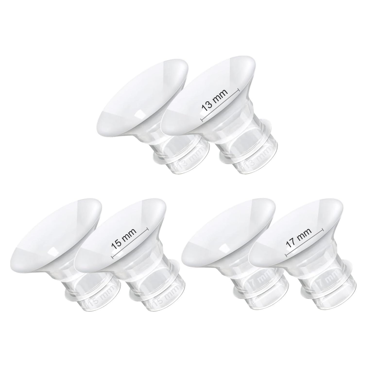 Insertos de Brida 13/15/17mm 6PCS Momcozy y Compatibles