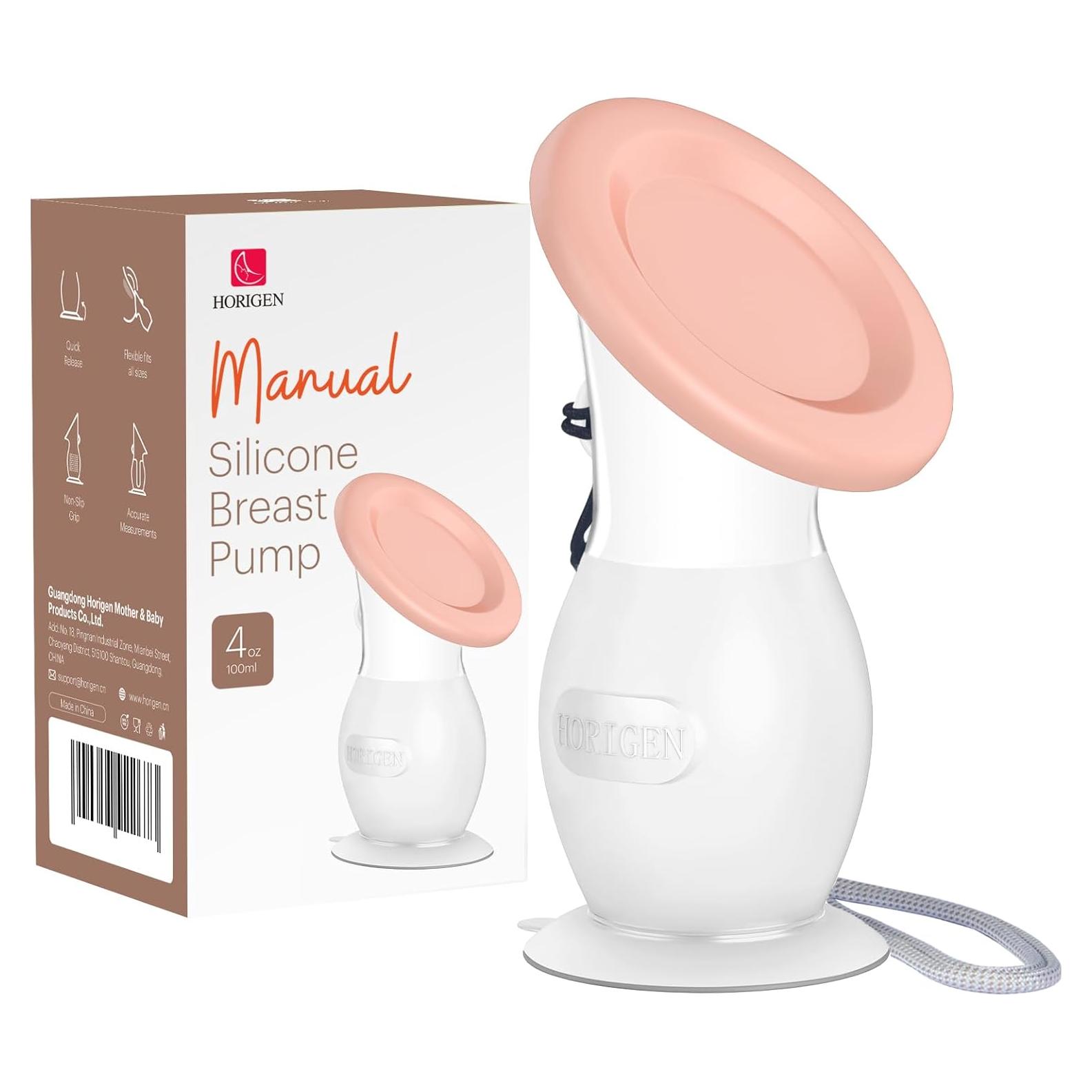 Extractor de Leche Manual HORIGEN 100ml Libre de BPA y Silicona