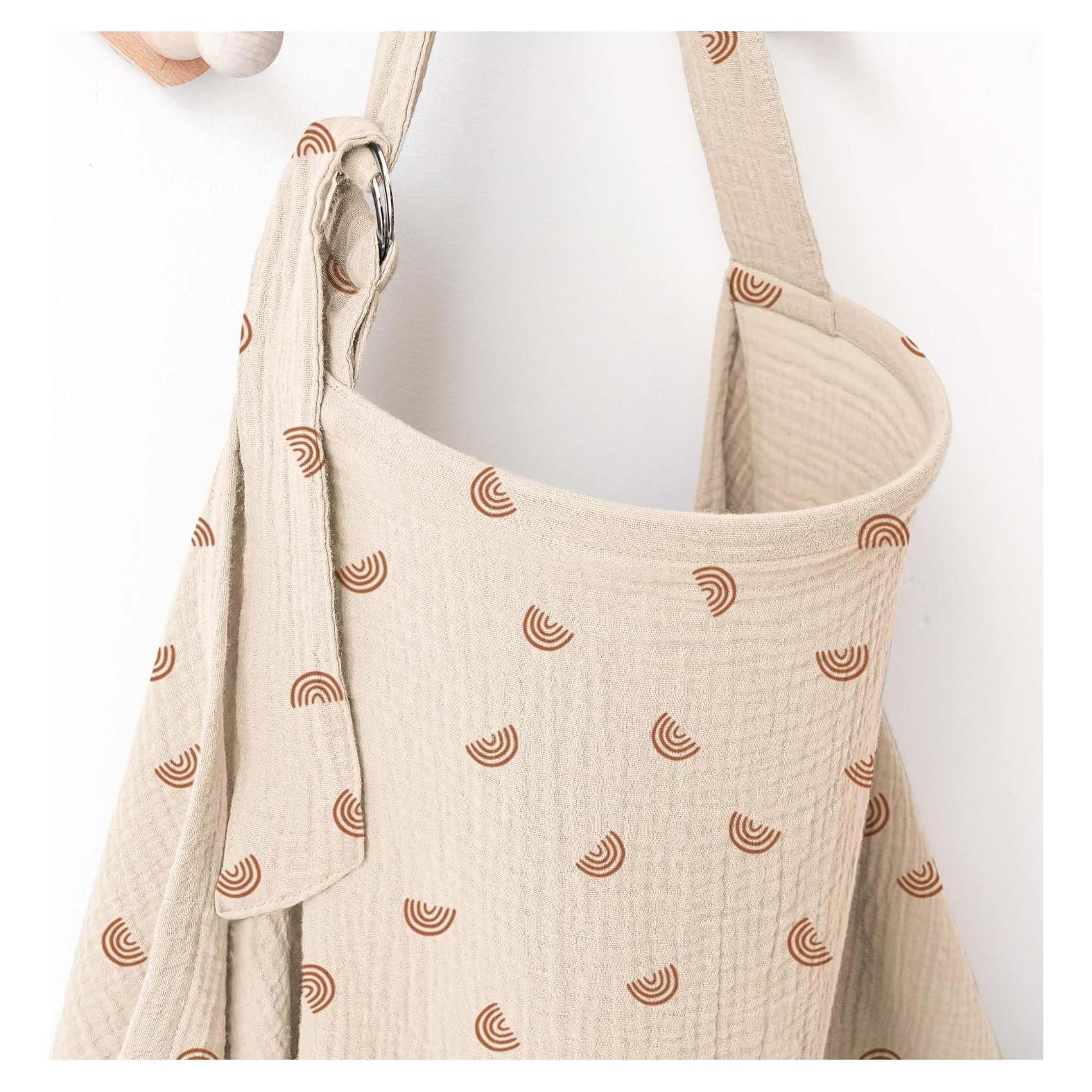 Cubierta de Lactancia Muselina 100% Algodón Arcoíris 100x80cm