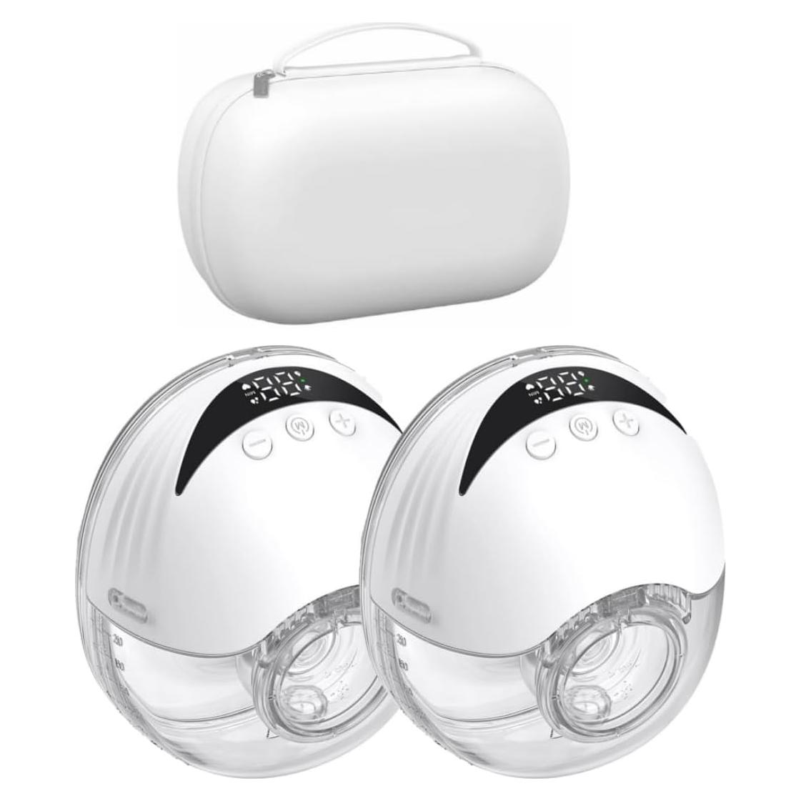 Extractor de Leche Eléctrico Portátil LAMSUET - 4 Modos, 12 Niveles, Bajo Ruido, 210ml