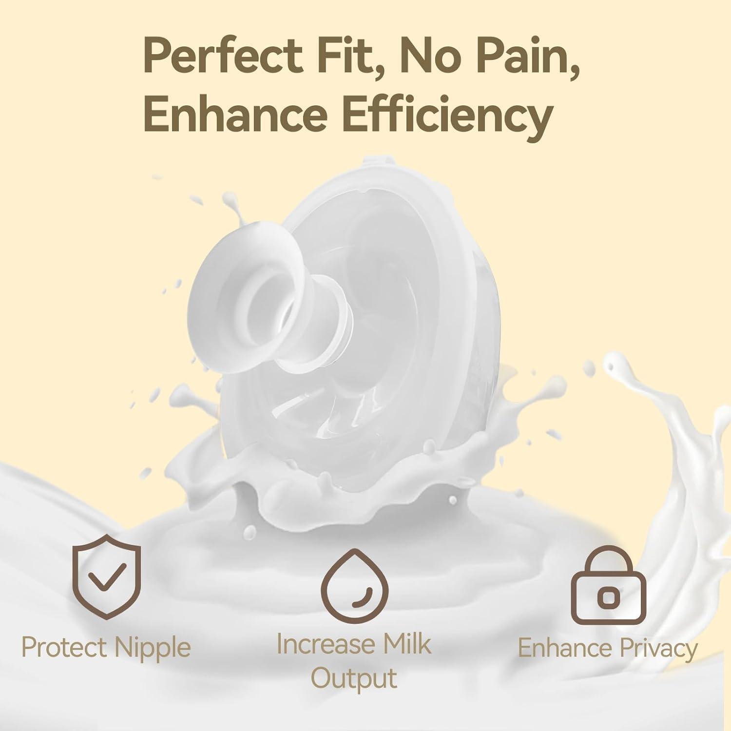 Insertos de Flange de Silicona NCVI 21mm para Extractor de Leche