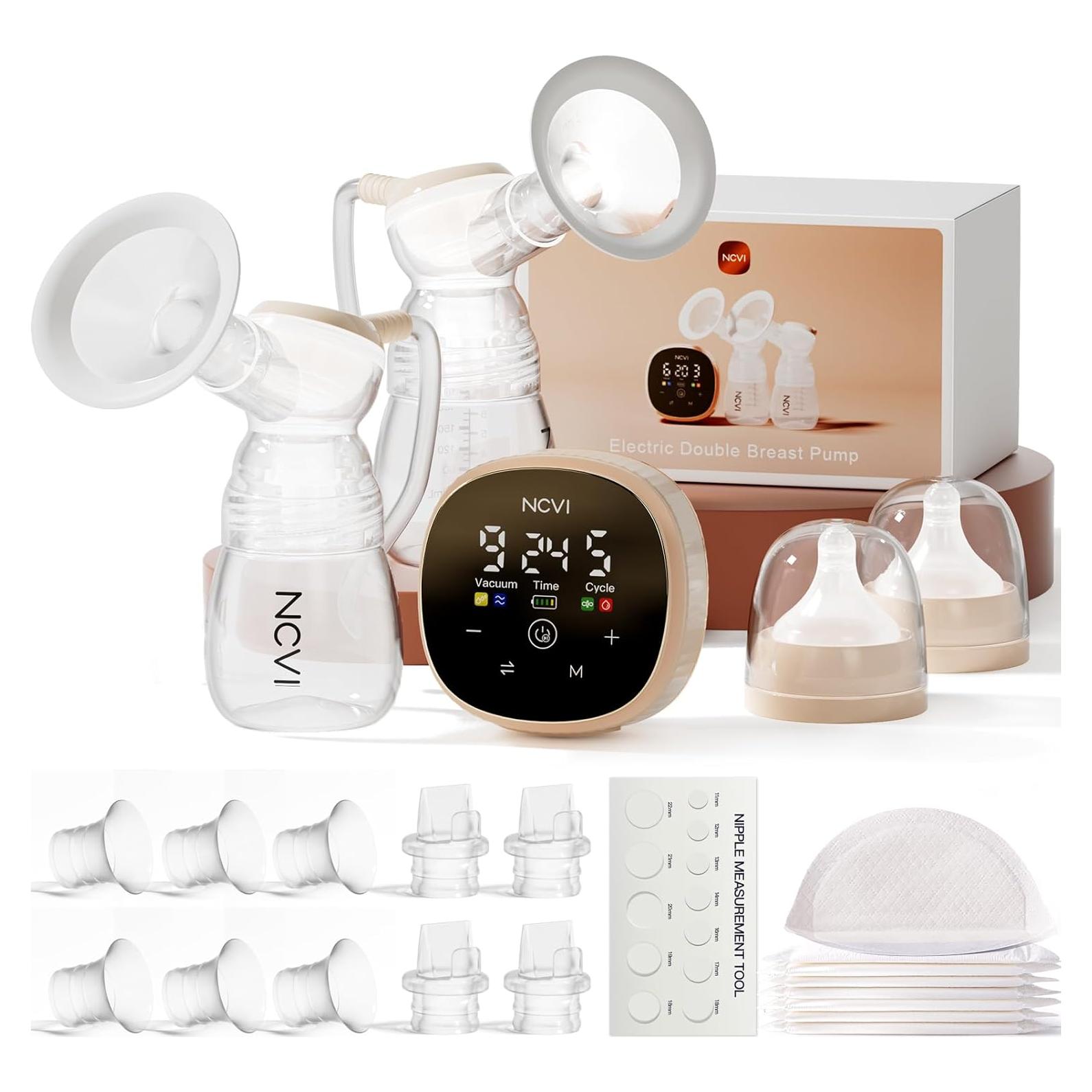 Bomba de Pecho Eléctrica NCVI 8132 con Masaje y Succión Ajustable