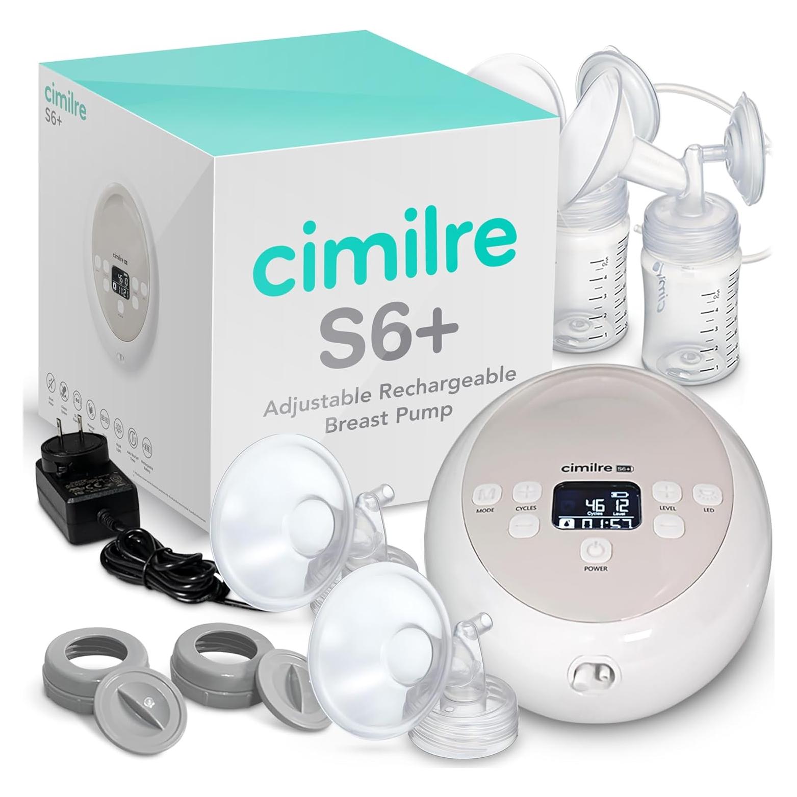 Extractor de Leche Eléctrico Doble Cimilre S6+ Ajustable