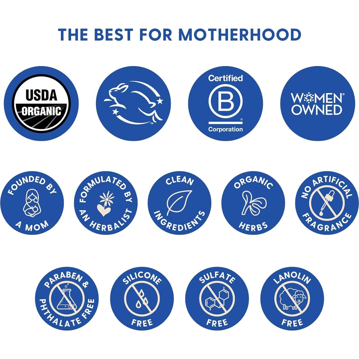 Crema para Pezones Orgánica Motherlove 56.7 g - Sin Lanolina