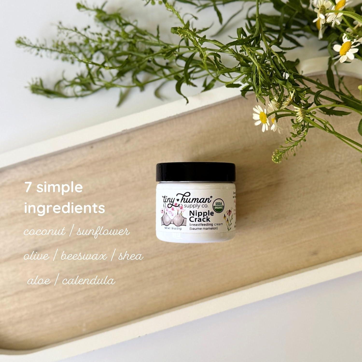 Crema de Pezón Orgánica Nipple Crack 51g - Alivio Rápido