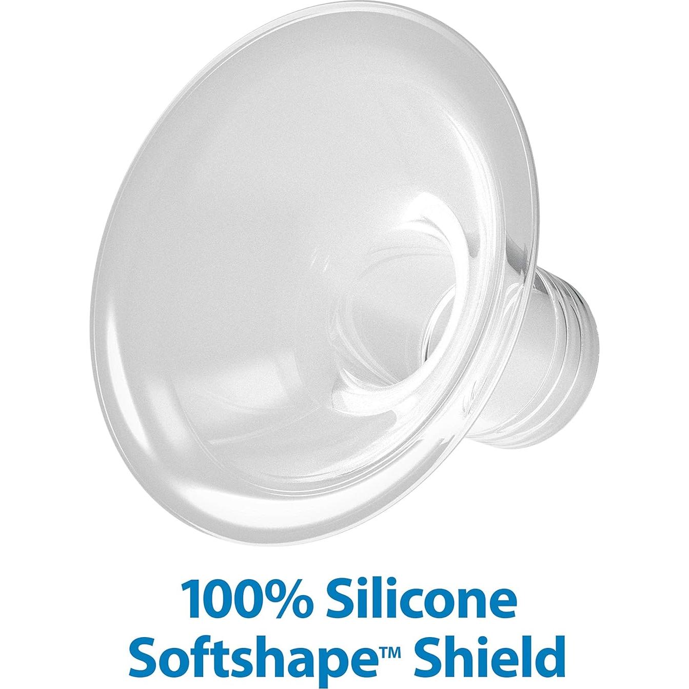 Extractor de Leche Manual Dr. Brown con Escudo SoftShape 25 mm y Biberón 150 mL