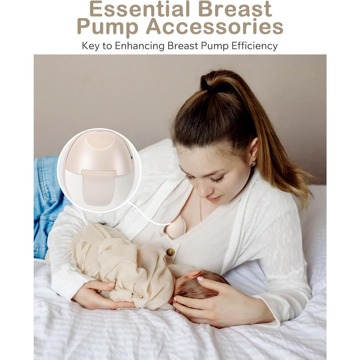 4 Piezas Diafragma Silicona eufy E10/S1/S1 Pro Extractor Leche