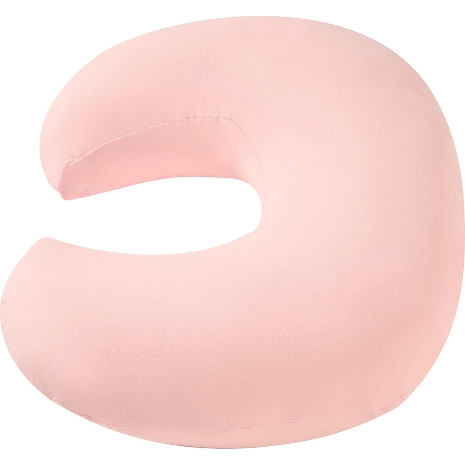 Almohada de Lactancia Grande QUENESS Rosa 65x51 cm Suave