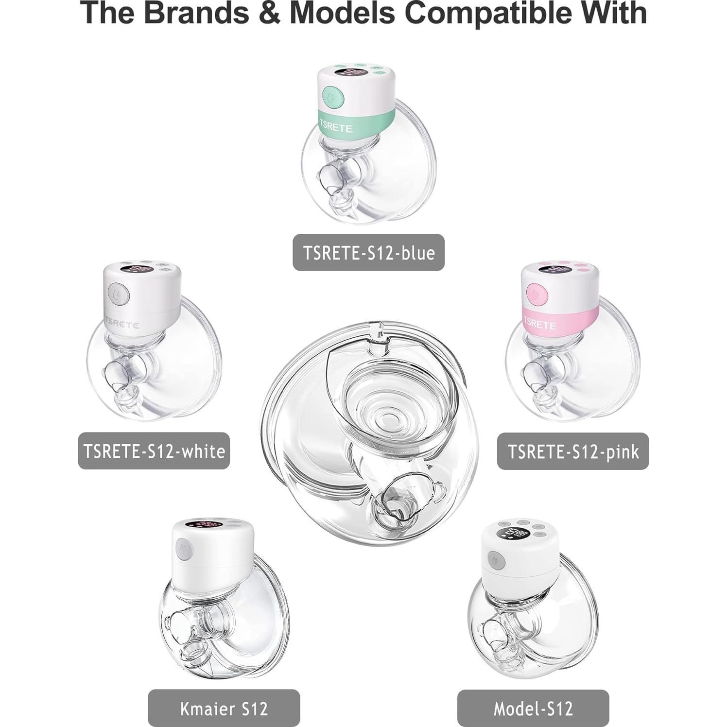 Insertos de Brida 15/17/19mm 6PCS Gowing para Extractor de Leche