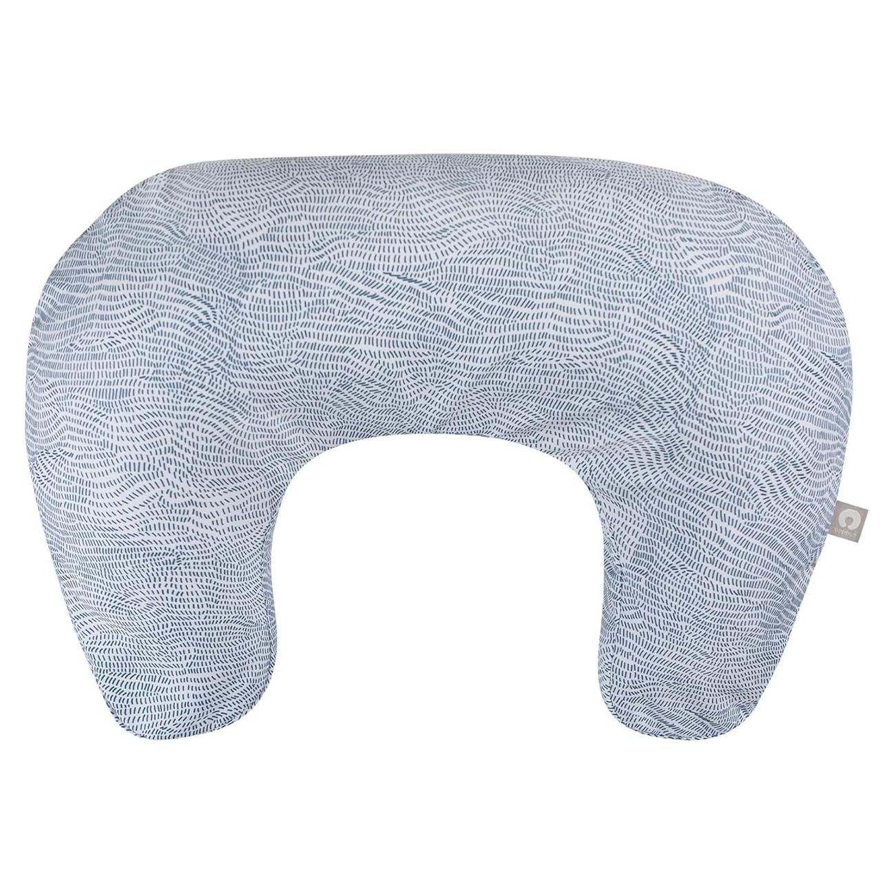 Almohada de Lactancia Boppy Azul Manchado - Ergonómica y Lavable
