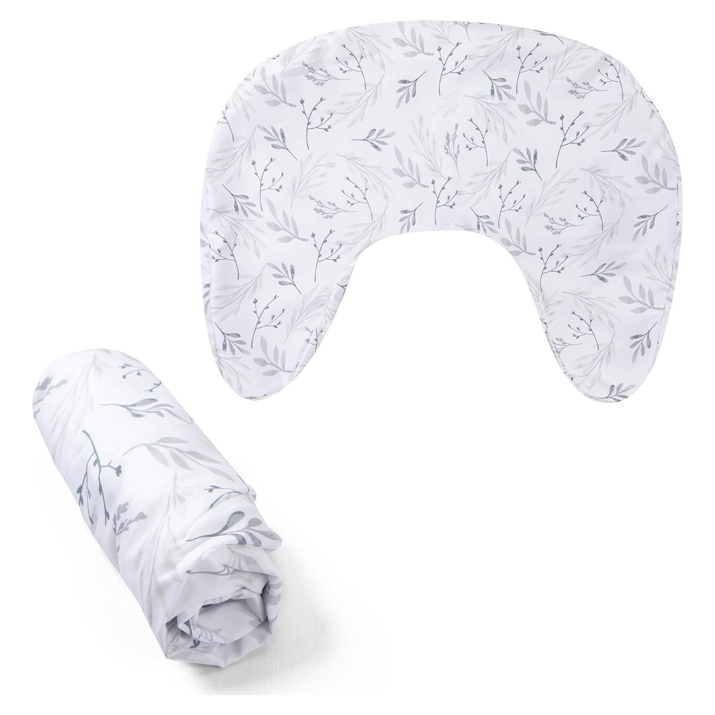 Funda para Almohada de Lactancia Boppy - Microfibra Suave Gris