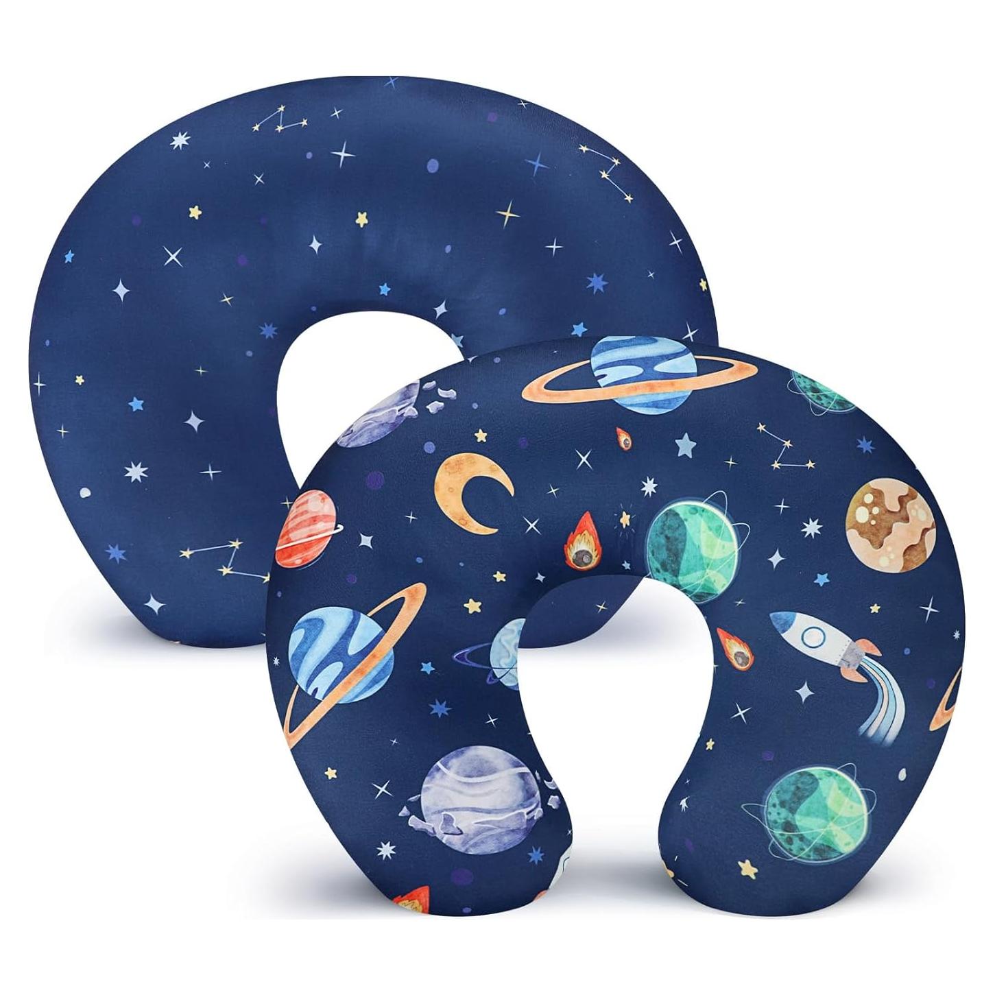 Funda de Almohada de Lactancia Pea Pod 2 Piezas Azul Espacio
