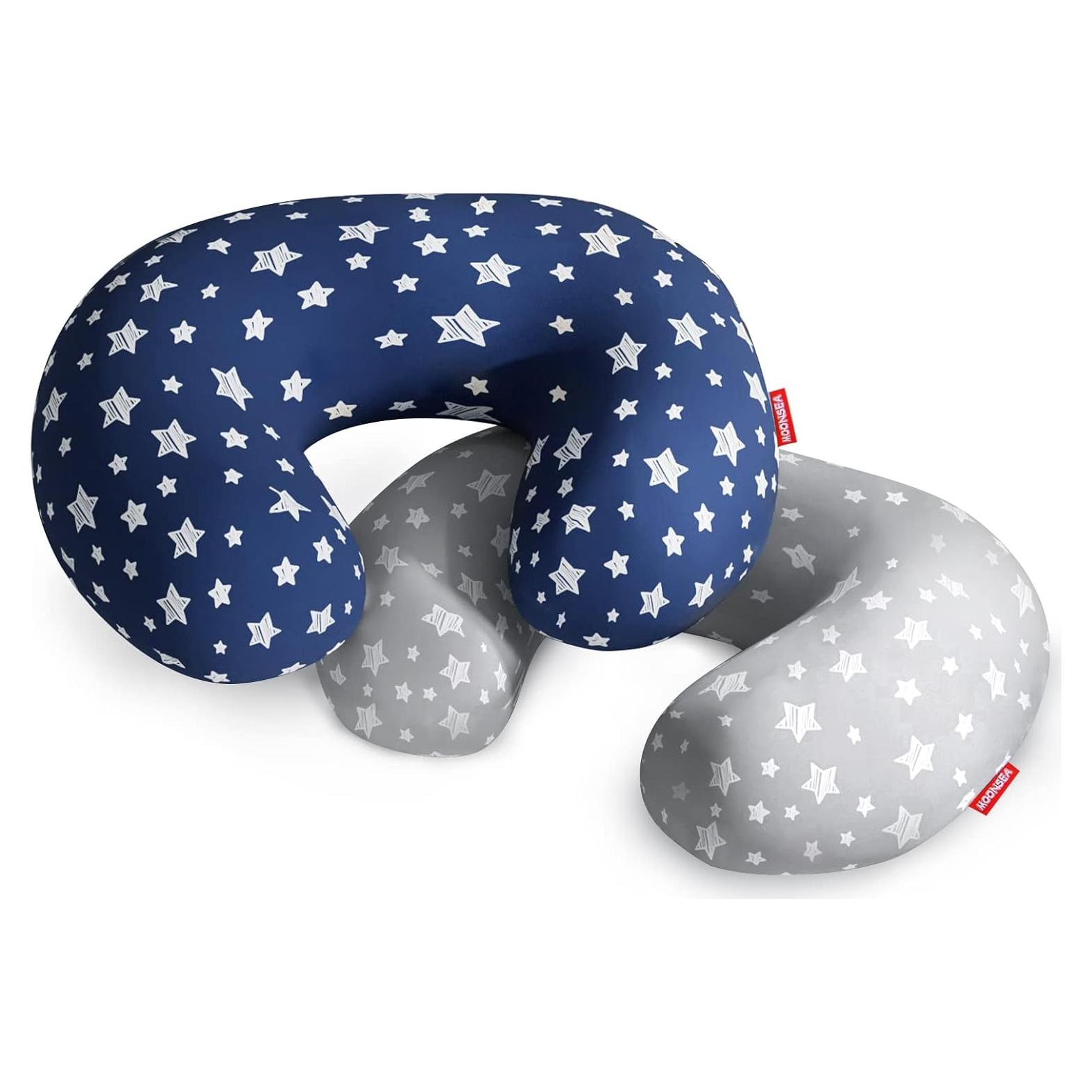 Funda de Almohada de Lactancia Moonsea Pack 2 Suave Estrellas
