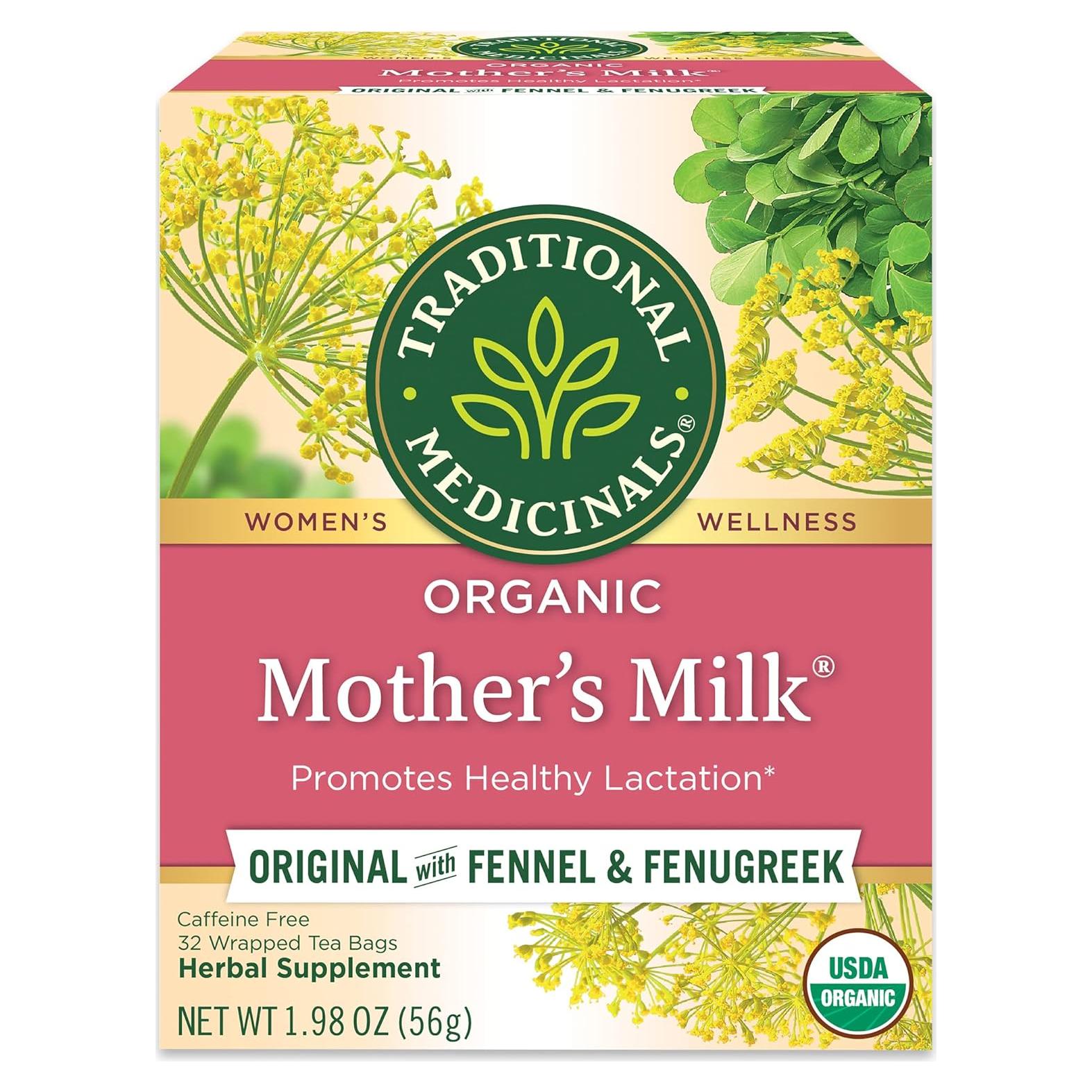 Té de Leche Materna Orgánico Traditional Medicinals 32 Bolsitas