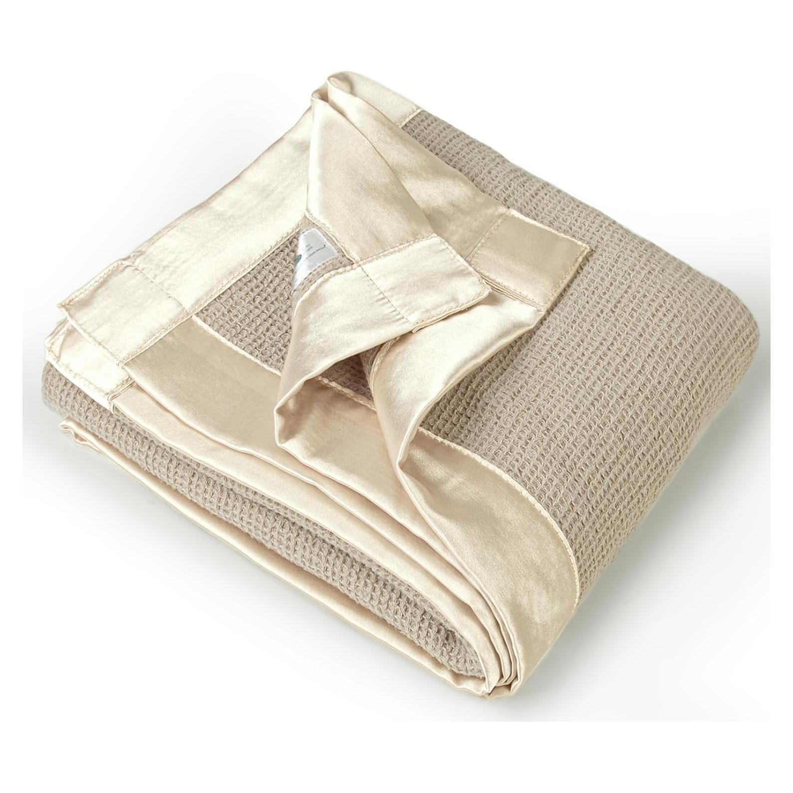 Manta de Bebé Lulumoon Swaddle Waffle 101.6x91.4cm Avena