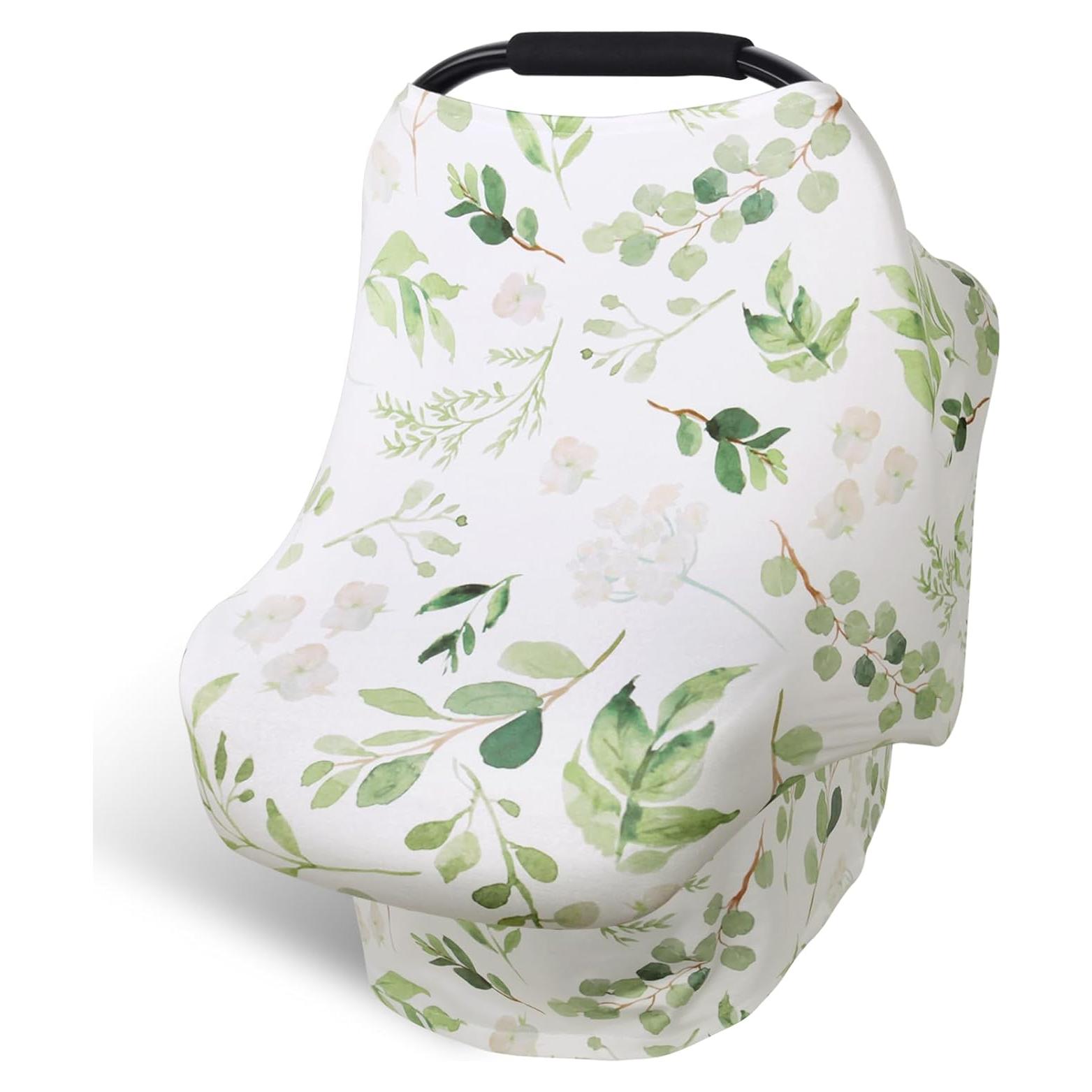 Cubierta de Lactancia Rquite Verde Hoja Multiusos 72x70cm