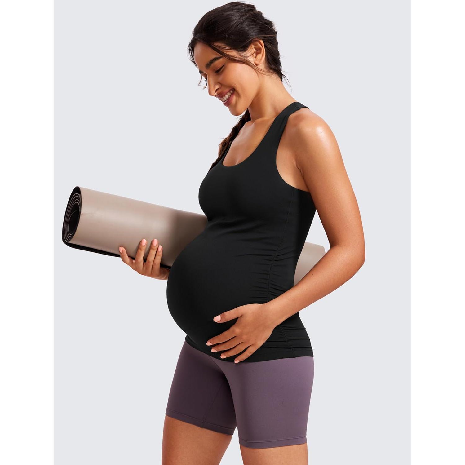Camiseta Maternidad CRZ YOGA Butterluxe Negra Mediana