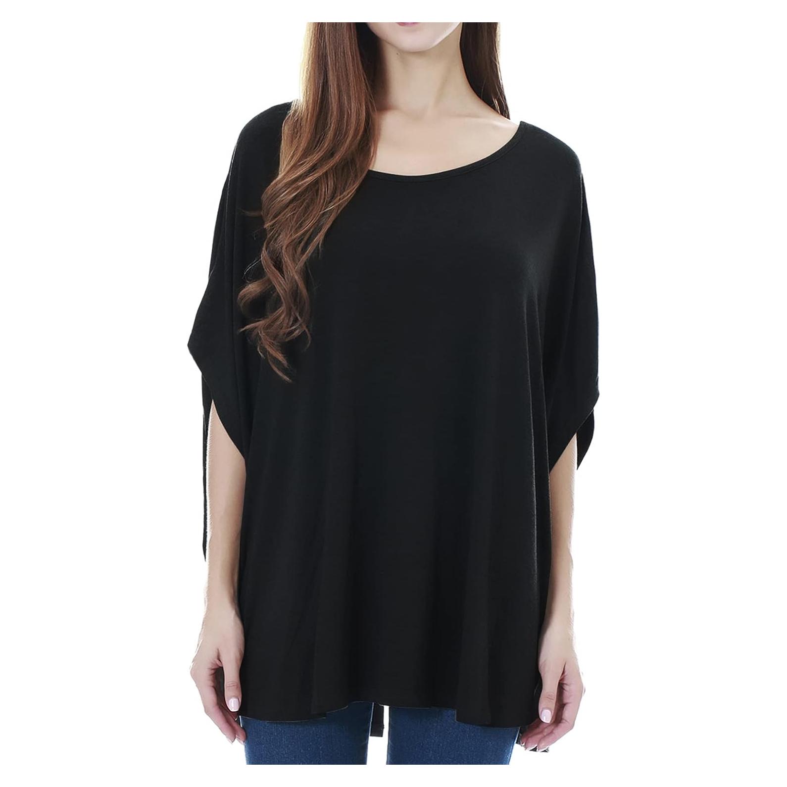 Poncho de Lactancia para Mujeres Smallshow - Talla Única Negro