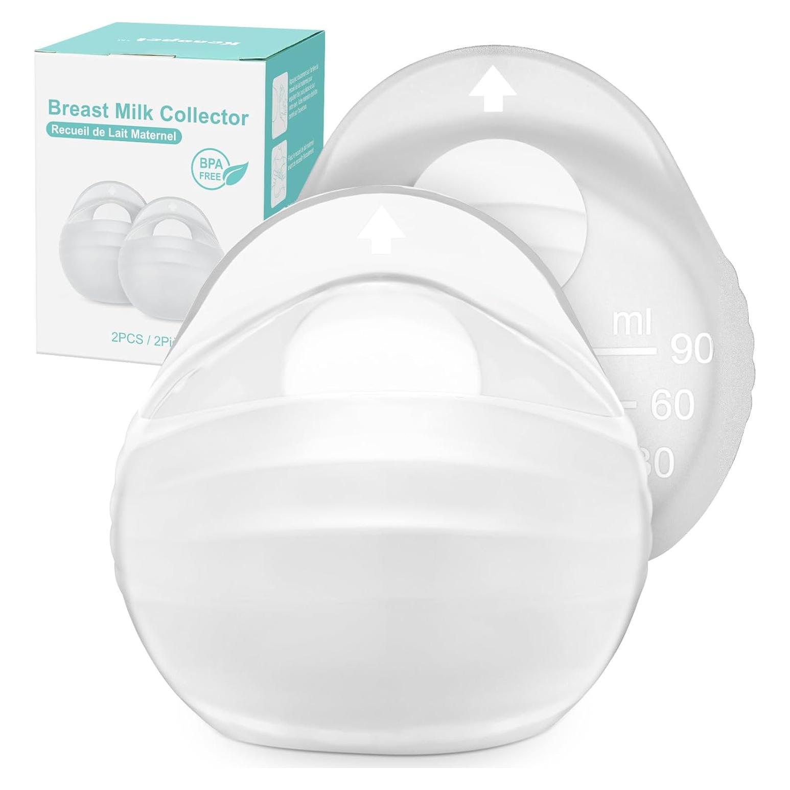 Extractor de Leche Materna Kencpet 90ml 2-en-1 Silicona