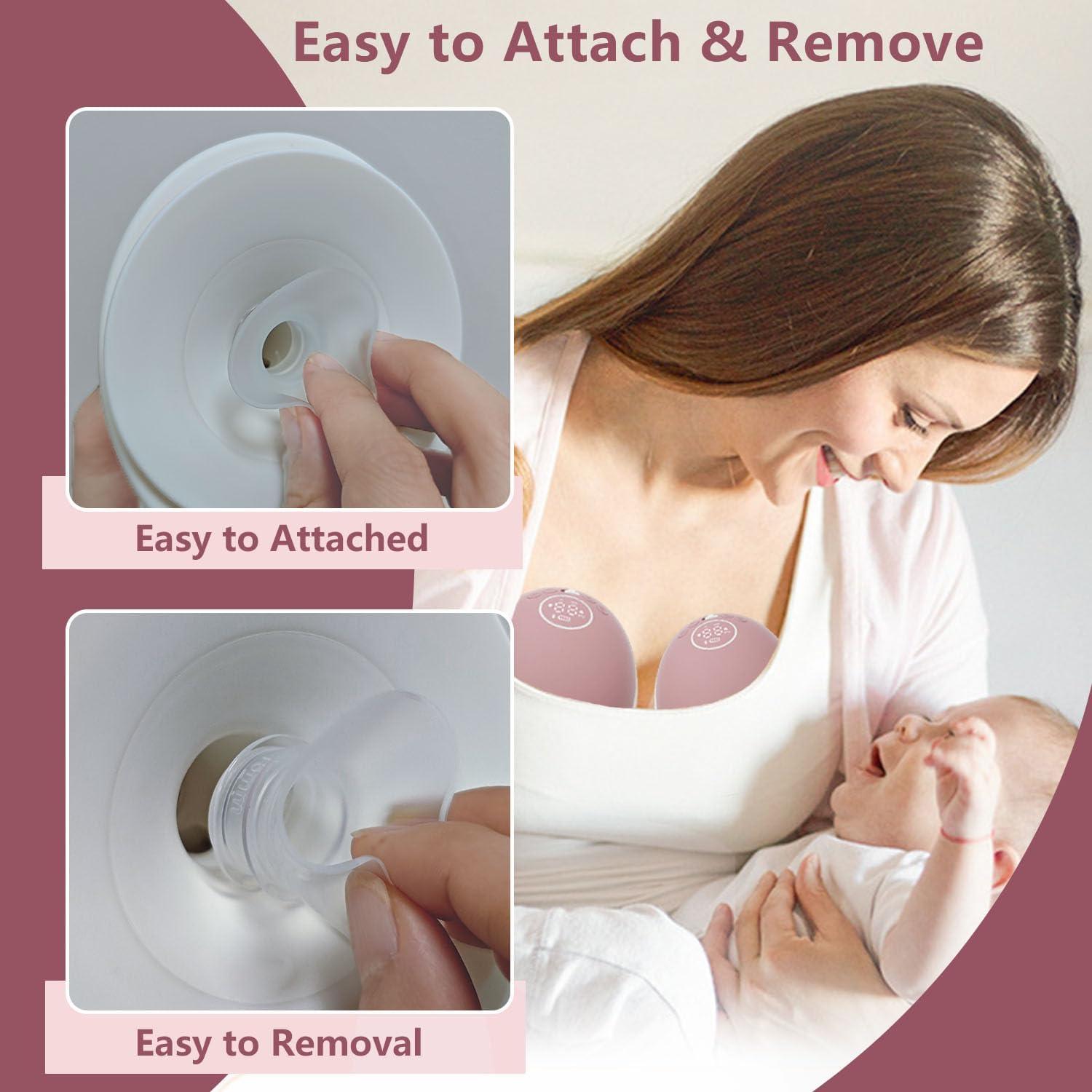 4 Inserciones de Brida 14mm para Extractor de Leche Momcozy