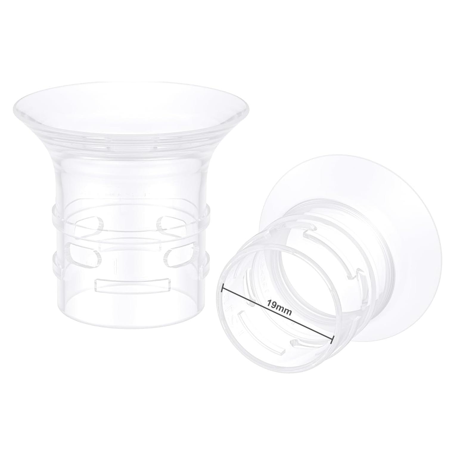 Insertos de brida MOMPINKE S12 19mm, paquete de 2, silicona