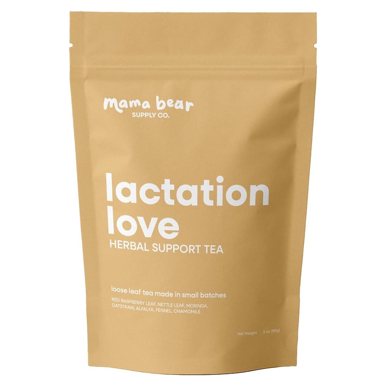 Té Herbal Orgánico Mama Bear para Lactancia 85g - 45 Porciones