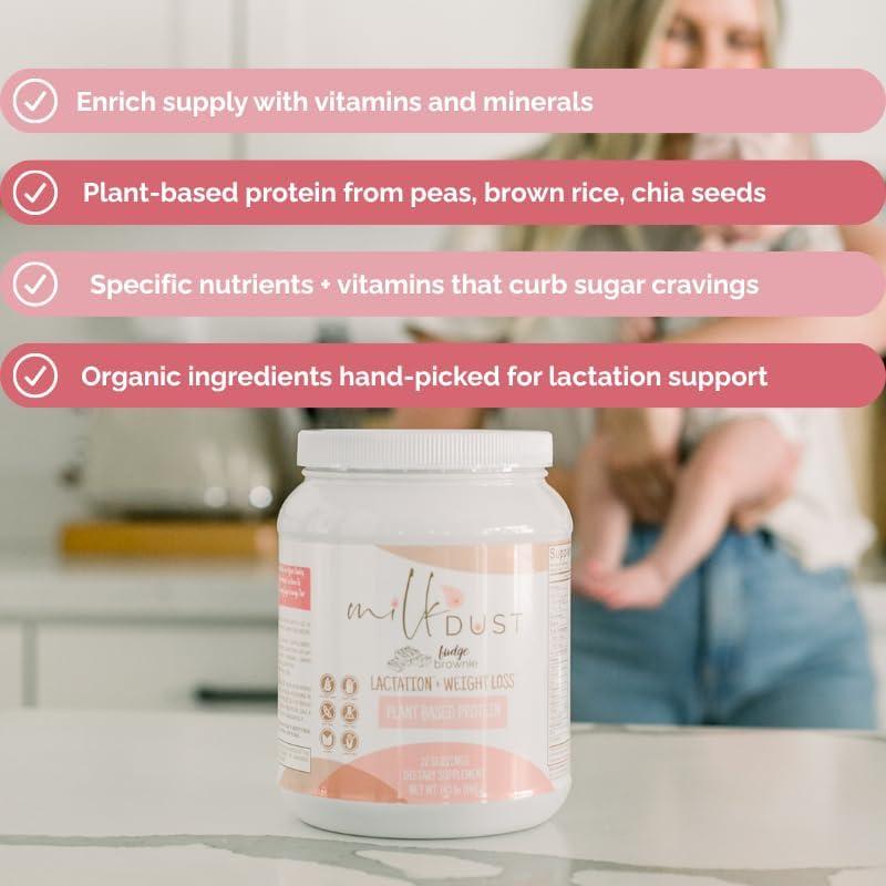 Polvo de Proteína Vegano Milk Dust 660g - Lactancia Chocolate