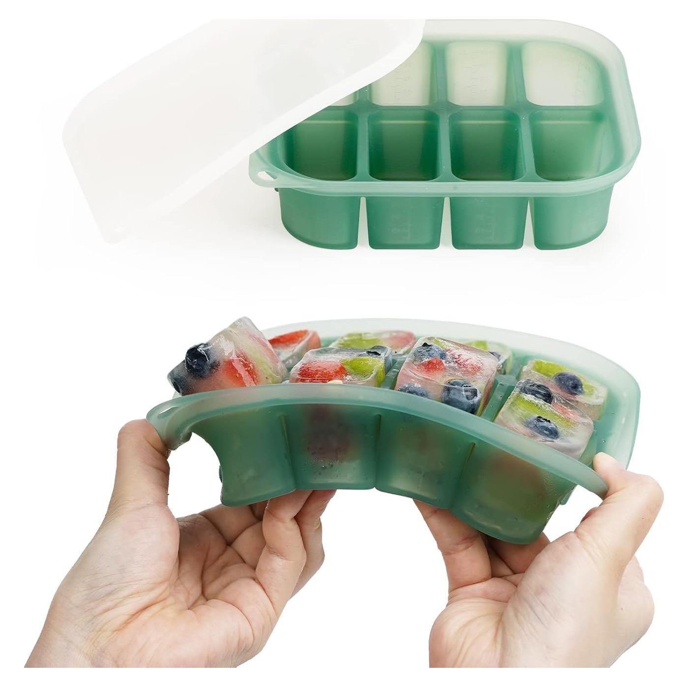 Bandeja de Congelador de Silicona Haakaa 8 Compartimentos 354ml