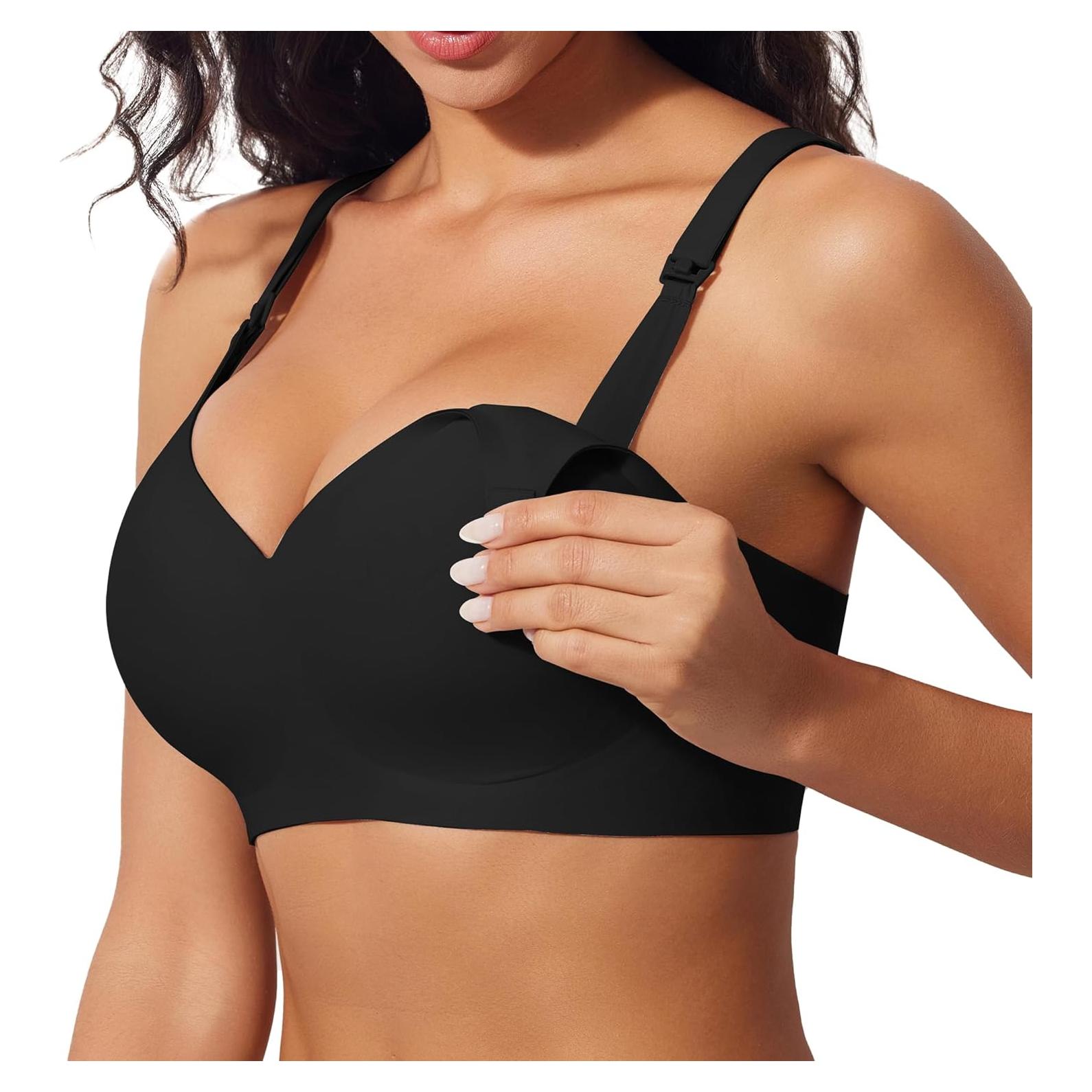 Sostén de Lactancia Sin Costuras Innersy Negro Mediano