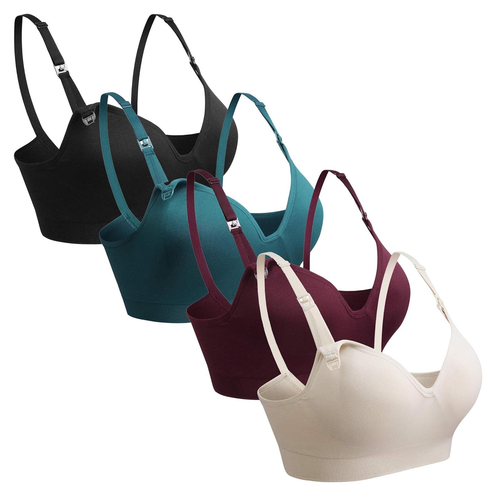 Sujetador de Lactancia Sin Costuras GXXGE Acolchado Mediano