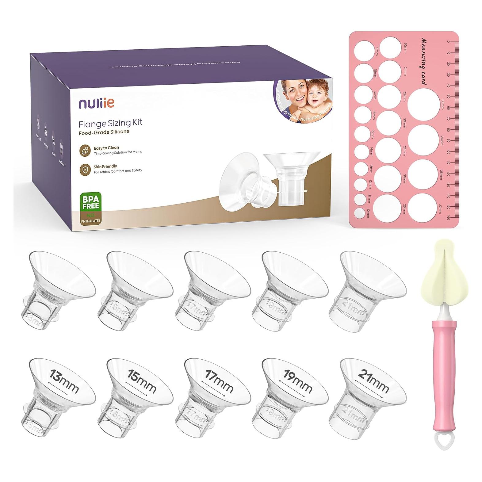 Kit de Bridas Nuliie 10PCS 13-21mm para Bombas de Pecho