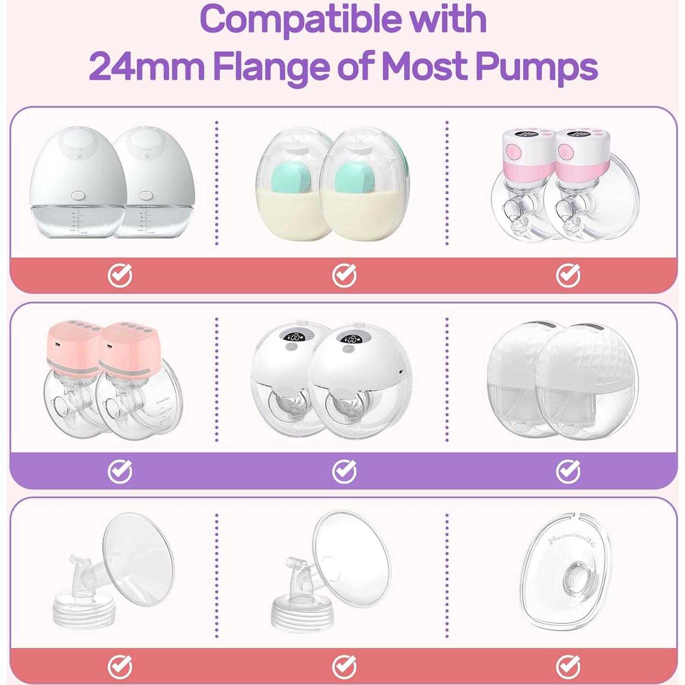 Kit de Bridas Nuliie 10PCS 13-21mm para Bombas de Pecho