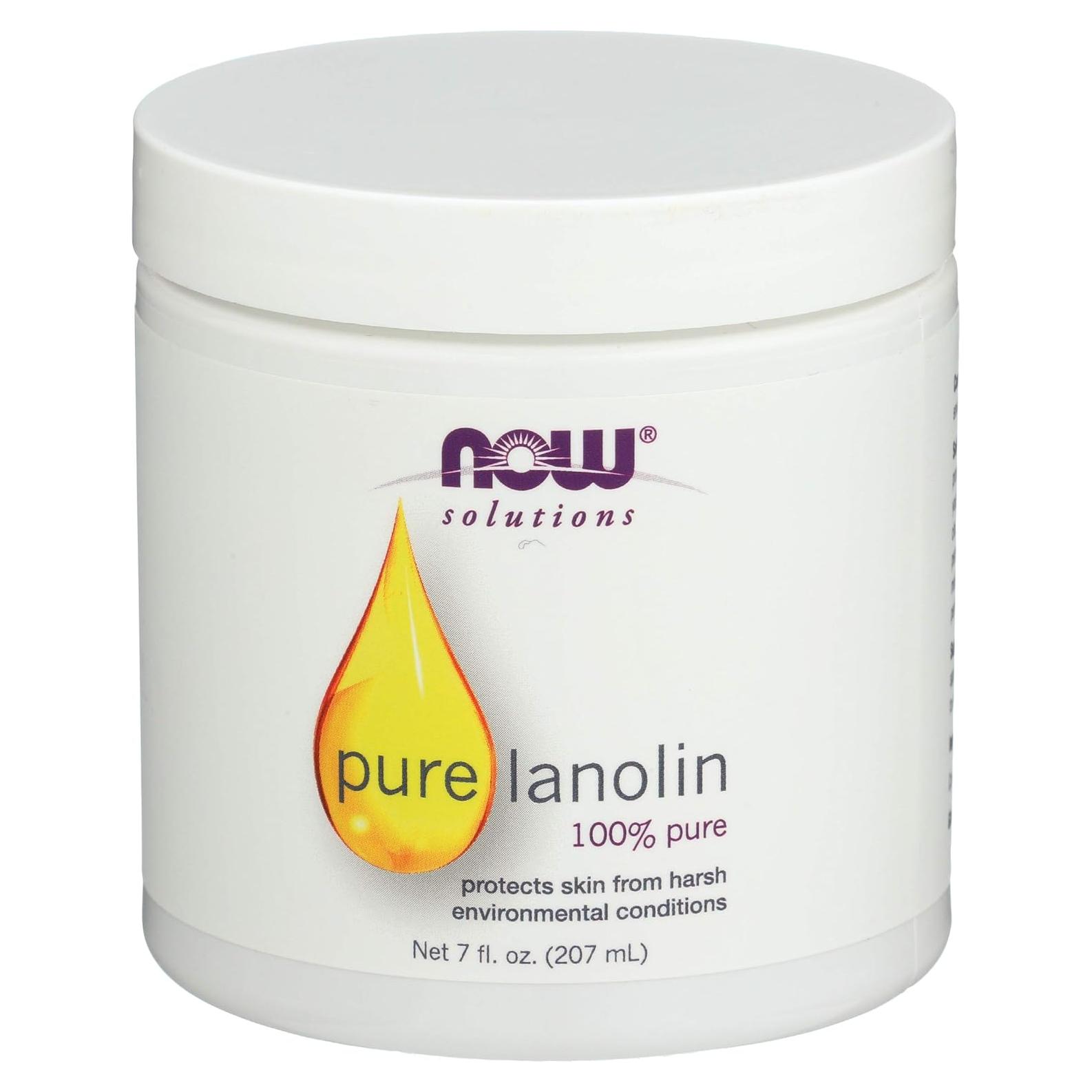 Crema Hidratante Pura Lanolina NOW Foods 198 ml - 100% Natural