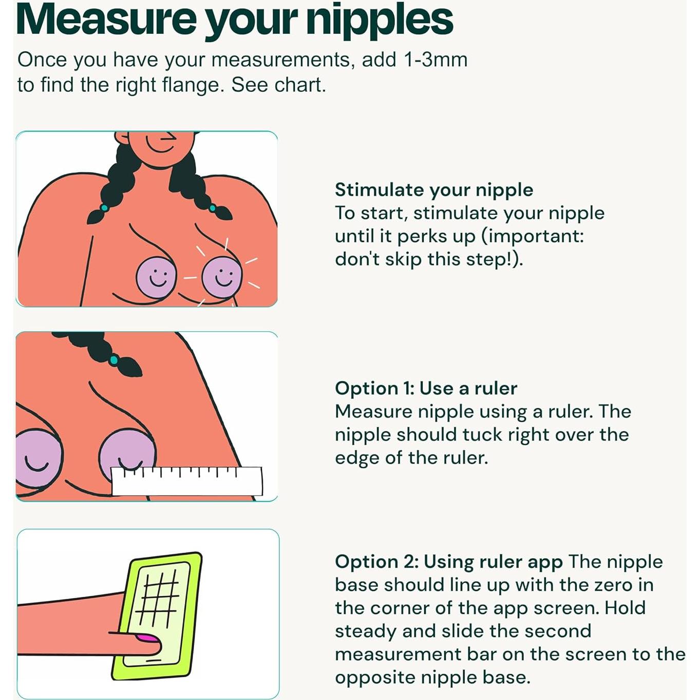 Bridas de Extractor de Leche Willow 360 - 24mm a Prueba de Fugas - 2ct