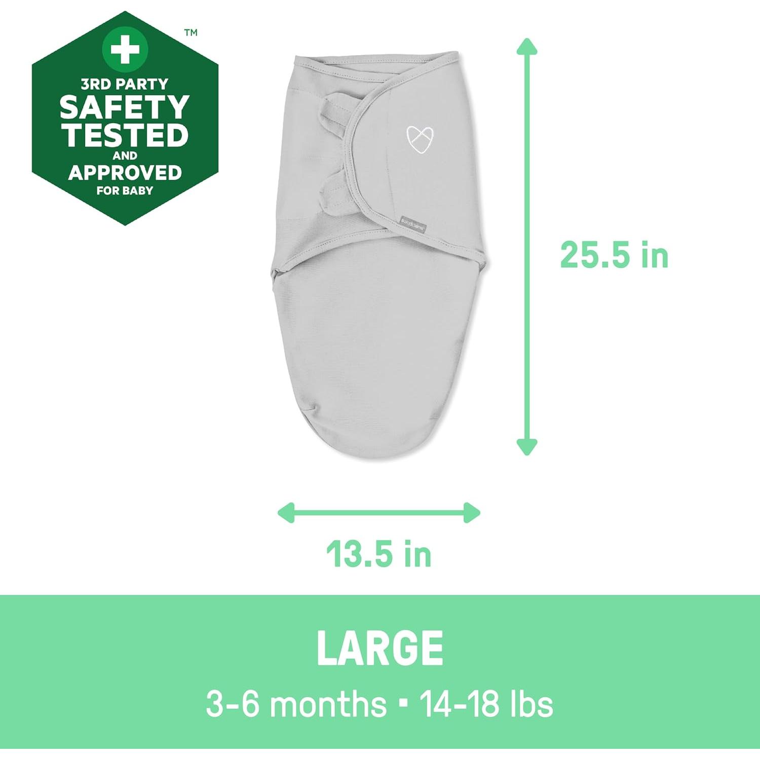 SwaddleMe Swaddle Original Algodón 3-6 Meses 3 Piezas