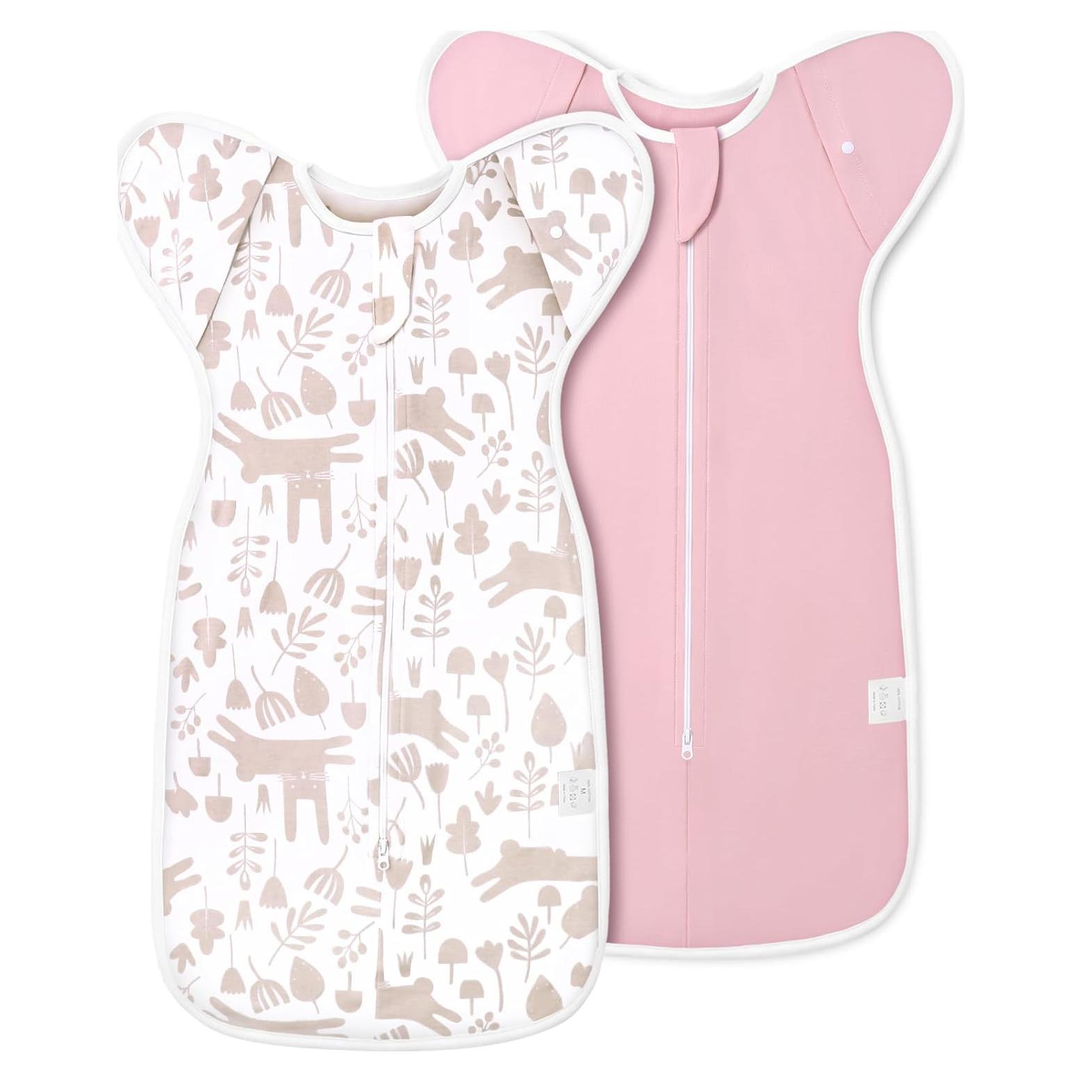 Sacos de Sueño Transicionales Anyedde 0-3 Meses - 2 Piezas