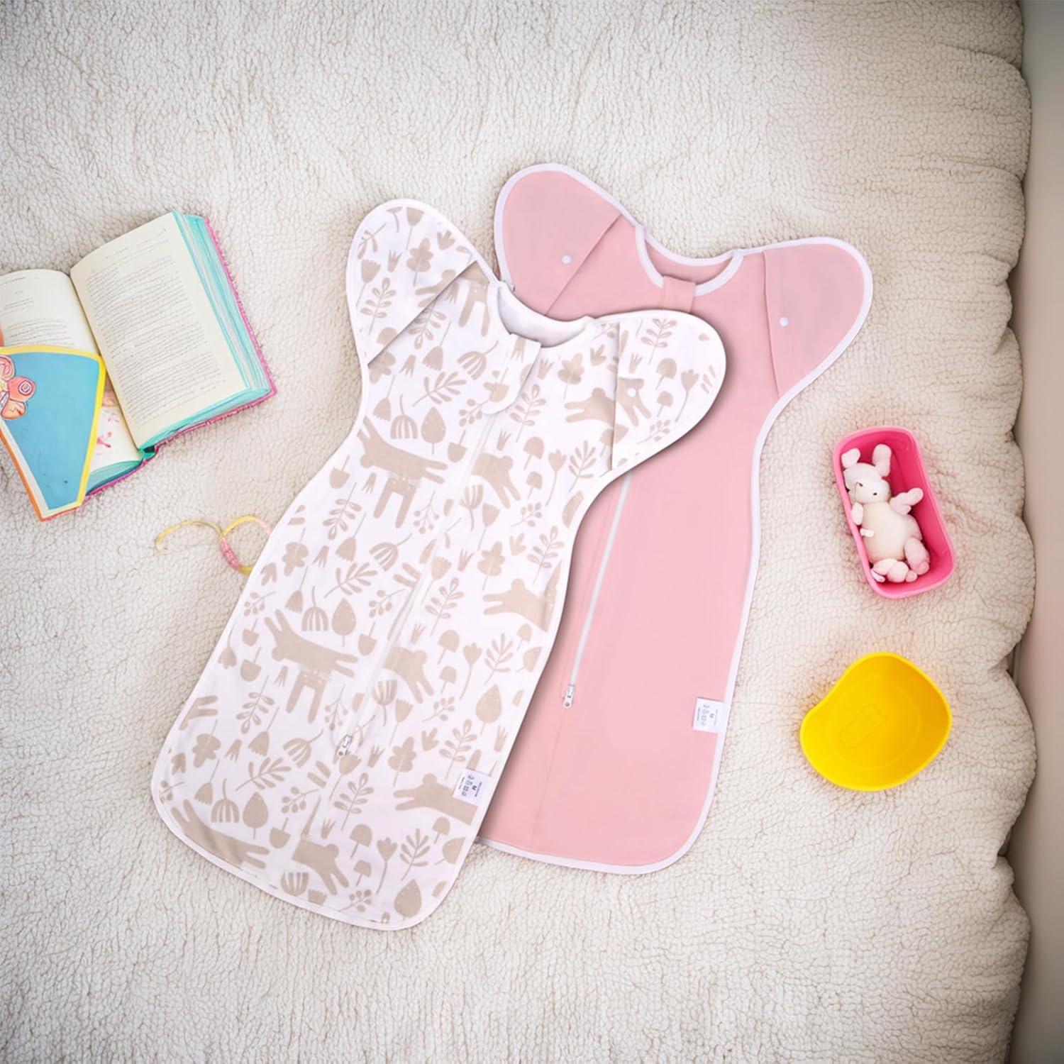 Sacos de Sueño Transicionales Anyedde 0-3 Meses - 2 Piezas