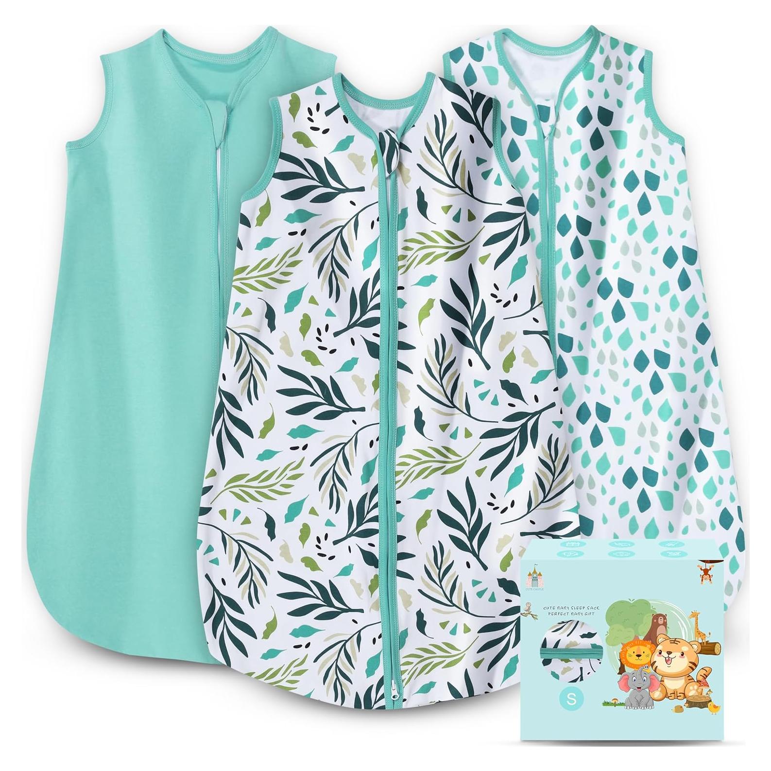 Saco de Sueño para Bebé Castillo Bonito 0-6 Meses Algodón