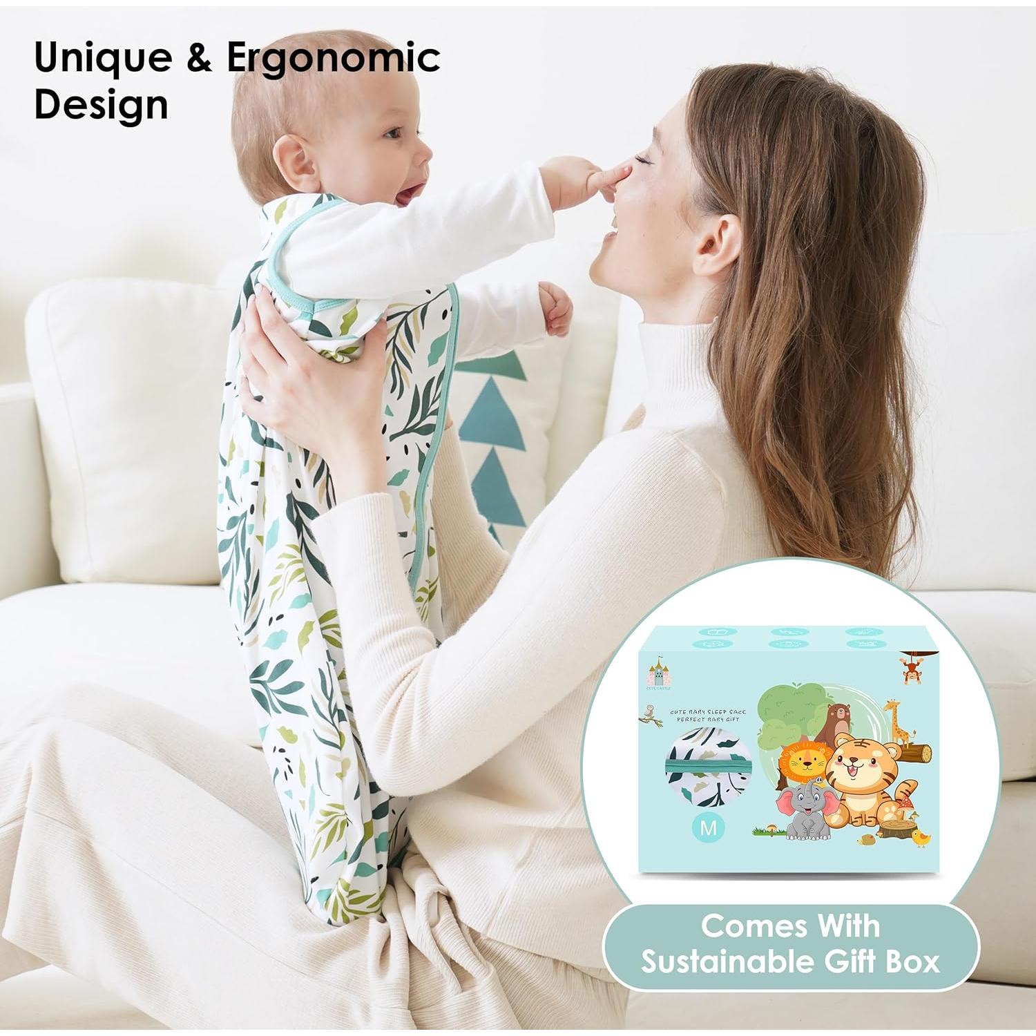 Saco de Sueño para Bebé Castillo Bonito 0-6 Meses Algodón