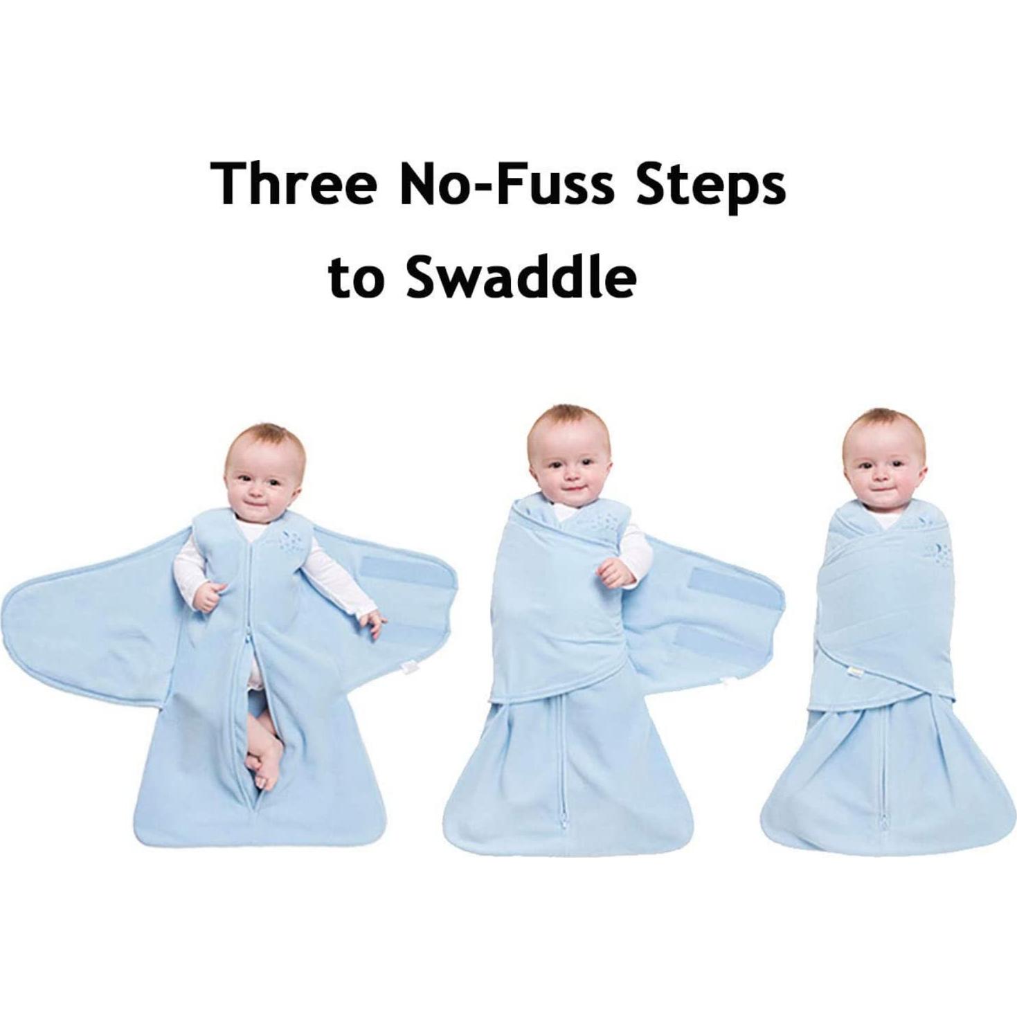 Saco de Sueño HALO 100% Algodón Recién Nacido Azul Bebé