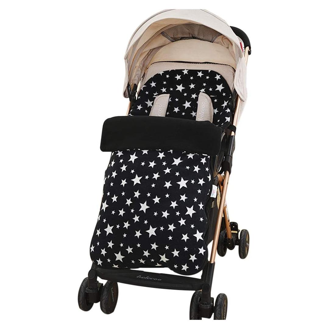 Saco de Dormir Universal RUIXIA para Cochecito Bebé Estrella Negra