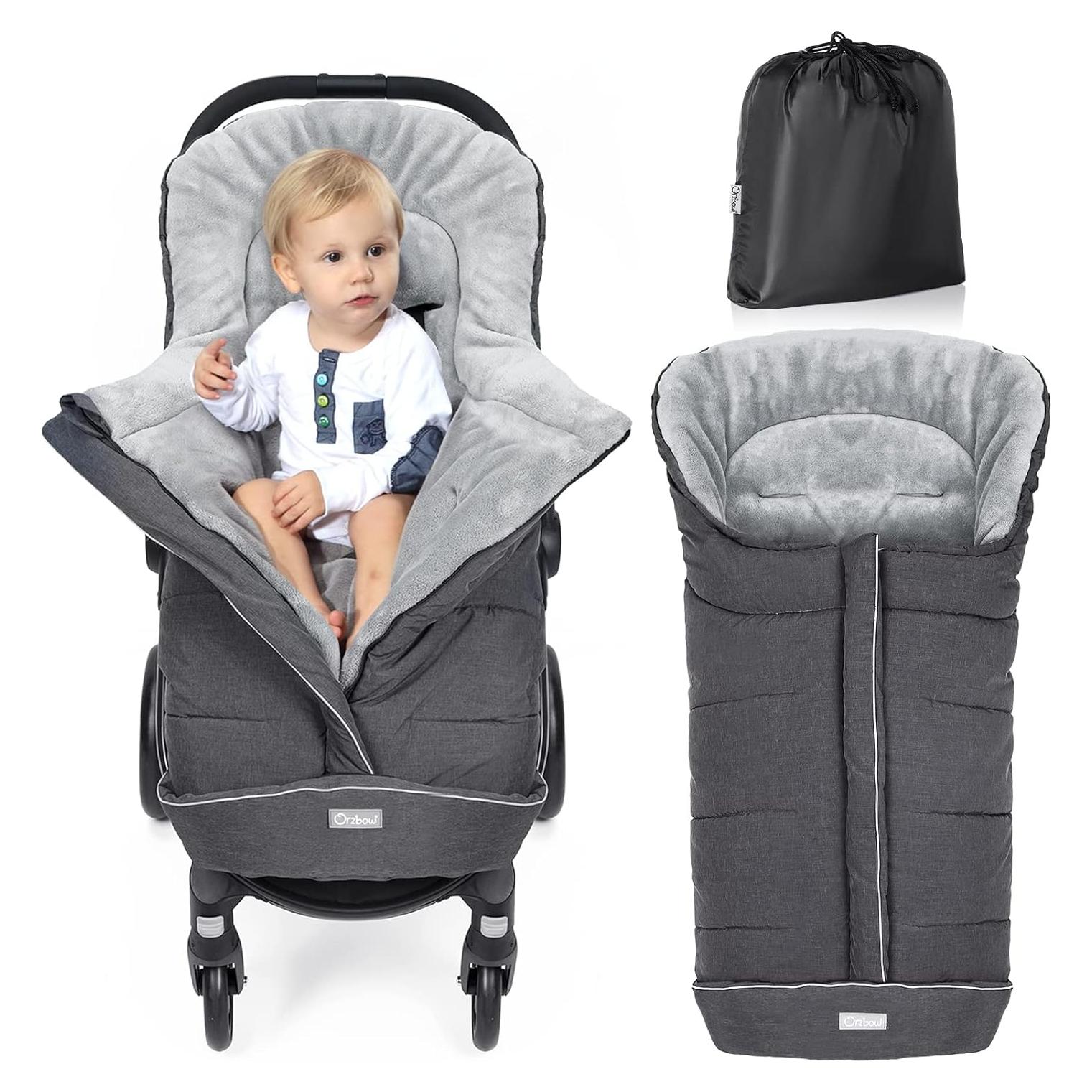 Saco de Dormir Térmico Orzbow Grande para Niños - Gris Oscuro
