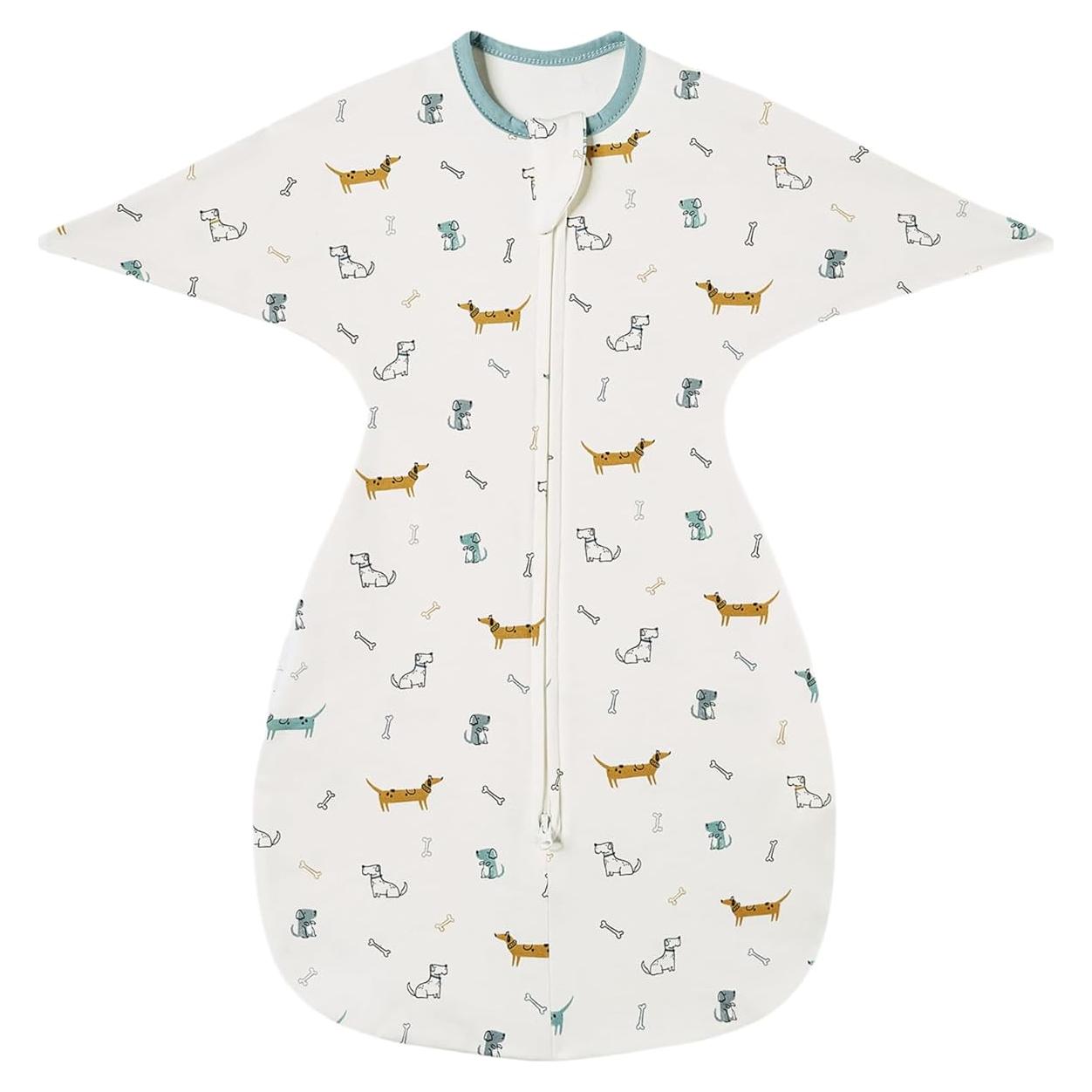 Saco de Dormir Insular para Bebés 3-6 Meses Algodón