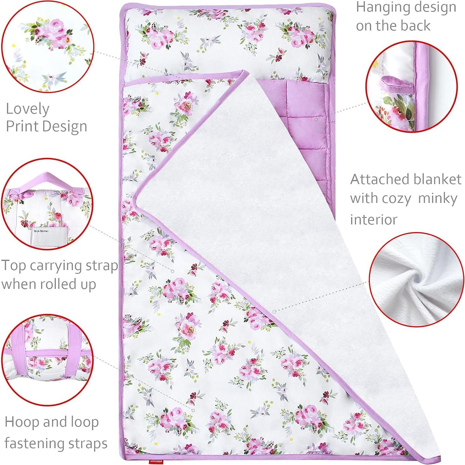 Alfombra de Siesta Floral Moonsea 53x127 cm para Niñas