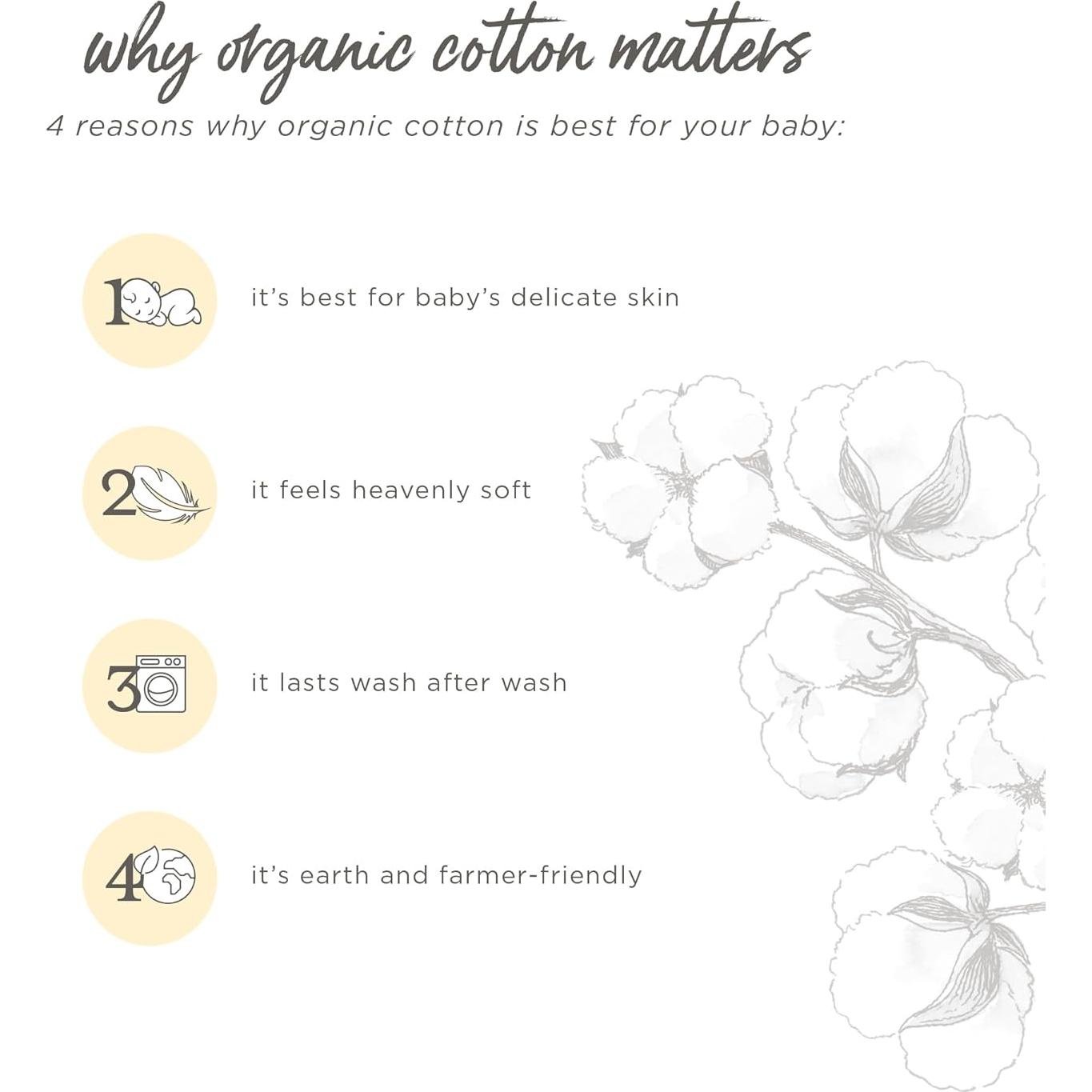 Manta Reversible Burt's Bees Baby Algodón Orgánico 76x102cm