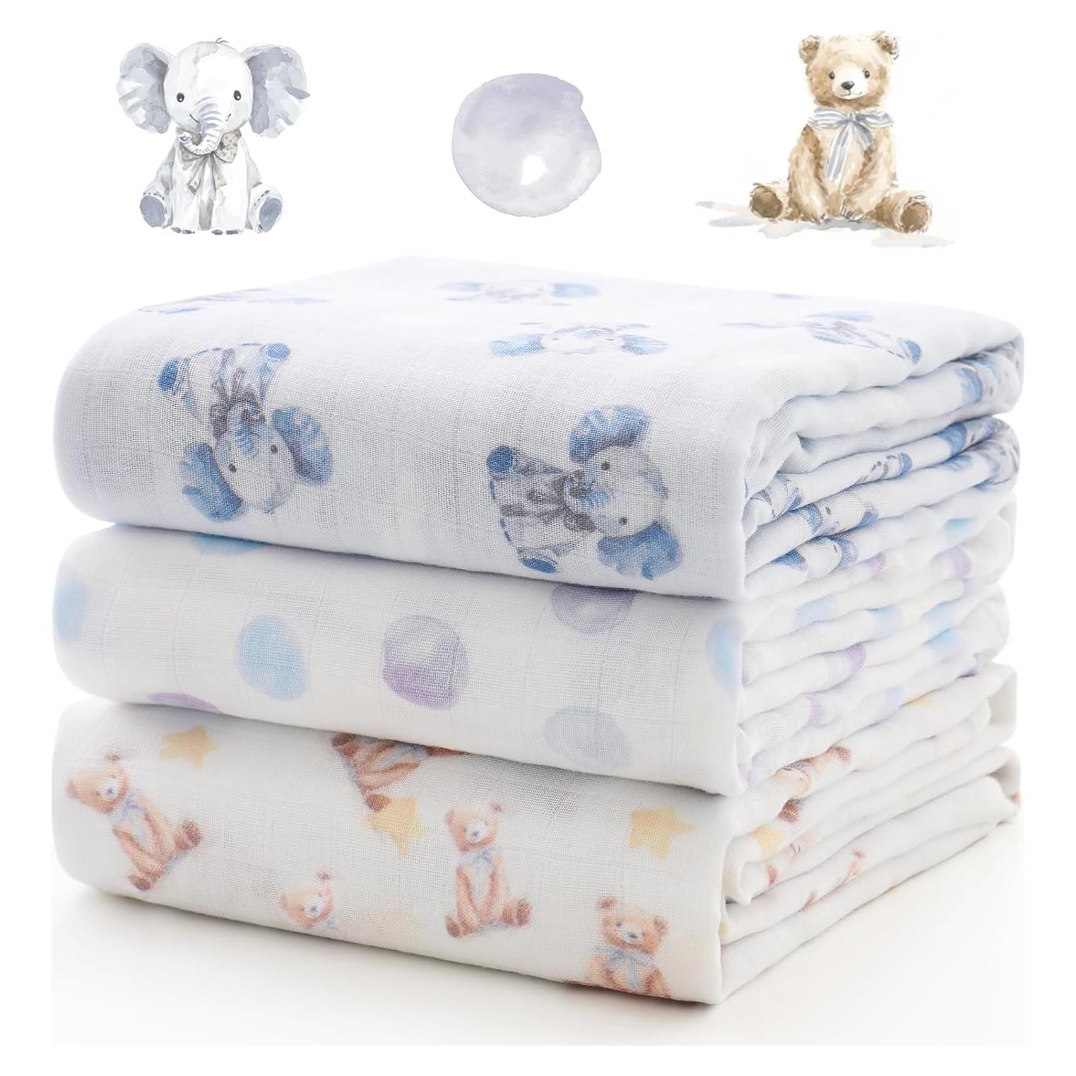 Manta de Muselina Momcozy 119x119 cm Suave y Transpirable