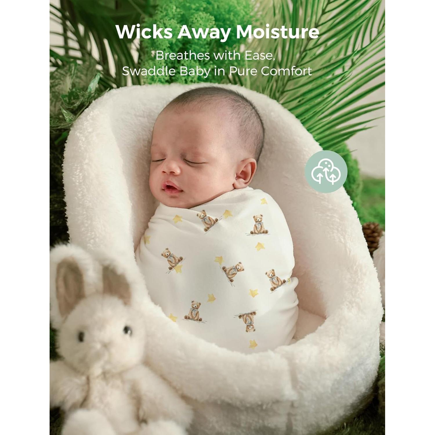 Manta de Muselina Momcozy 119x119 cm Suave y Transpirable